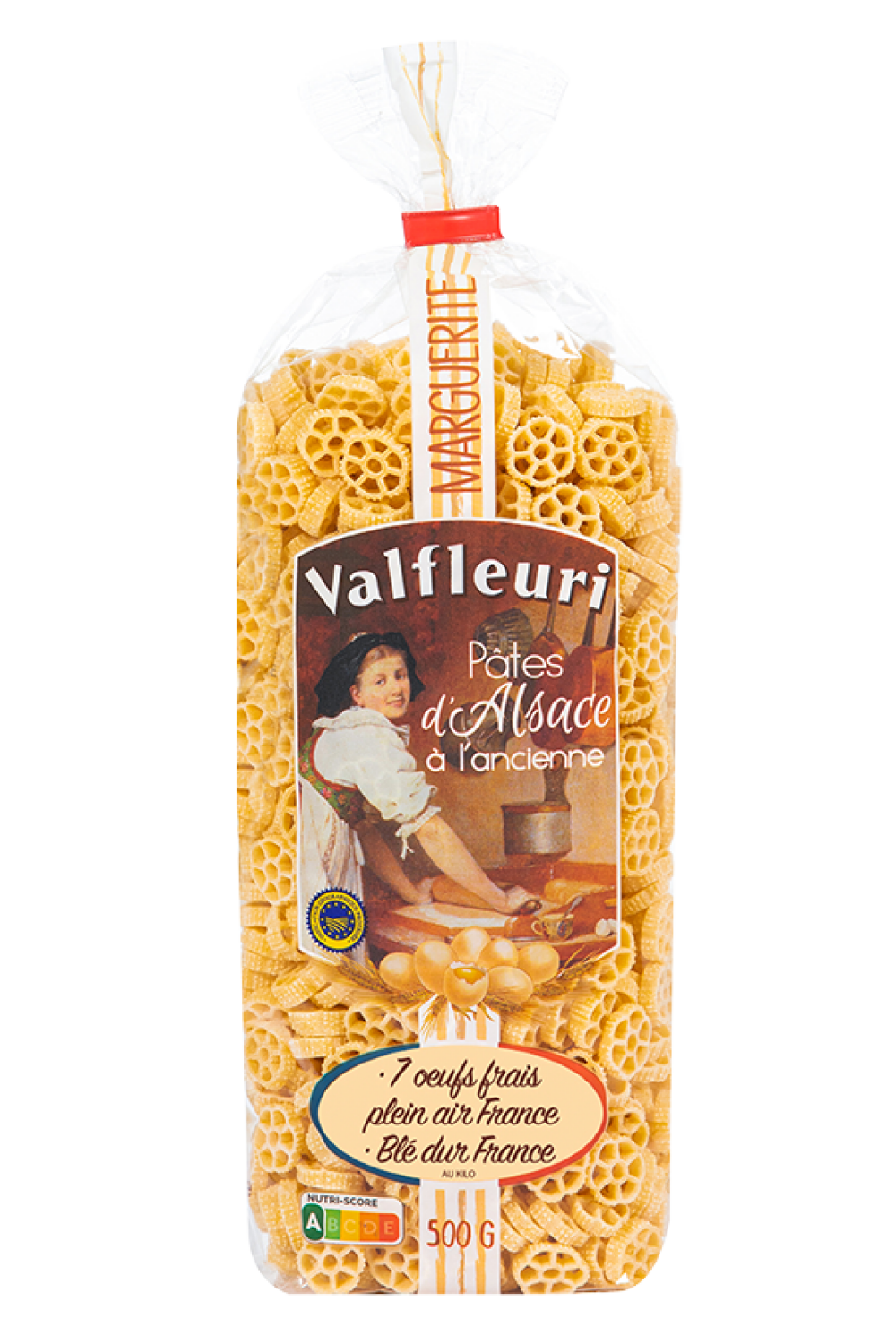 VALFLEURI Marguerite pâtes d'Alsace à l'ancienne aux oeufs frais 500g