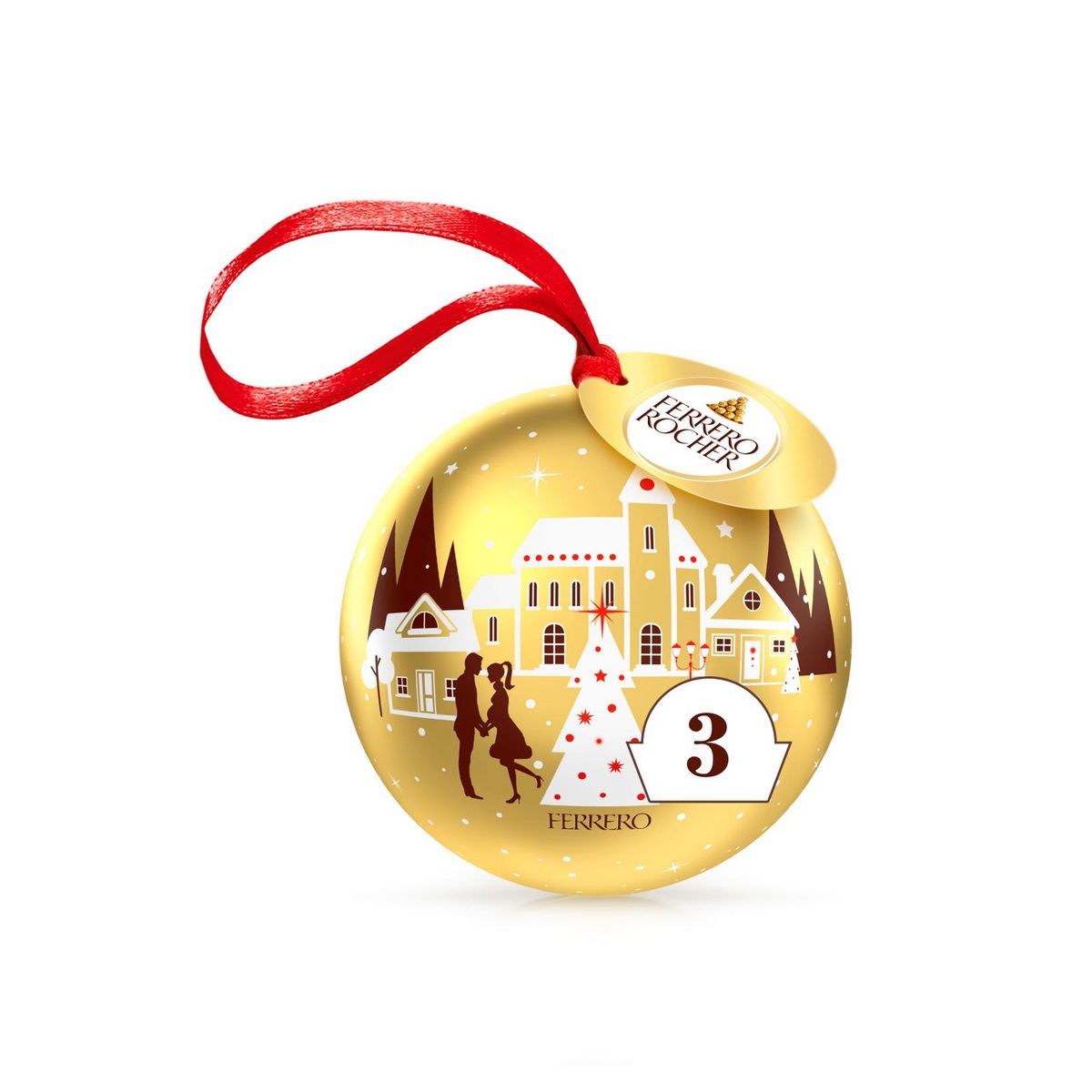 FERRERO ROCHER Gaufrettes enrobées de chocolat au lait et noisettes broyées 37g