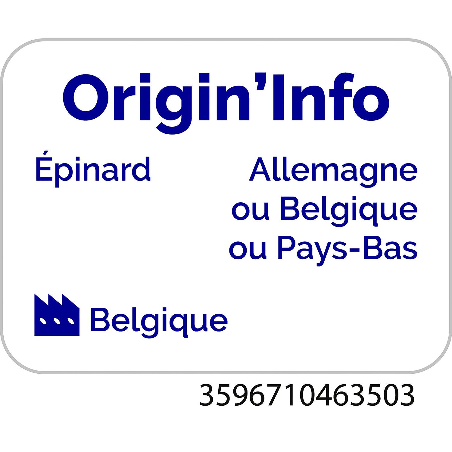Voir la diapositive 2 : AUCHAN Epinard à la crème bocal 315g