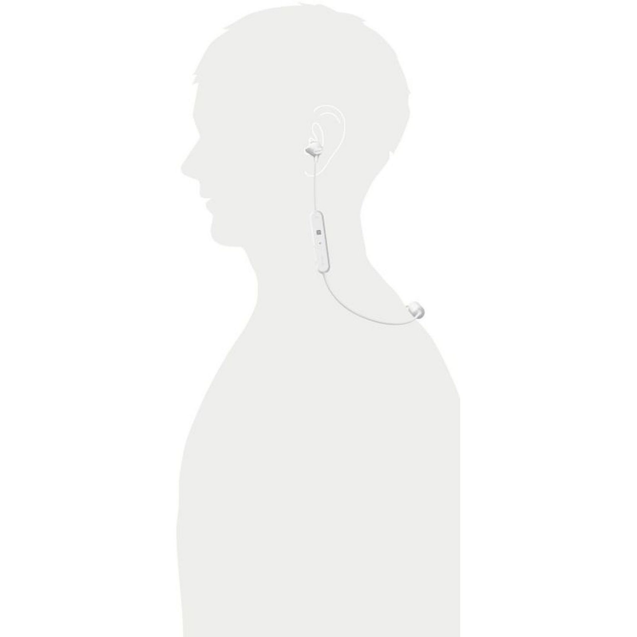 Voir la diapositive 2 : SONY Écouteurs sans fil Bluetooth - WIC 200 - Blanc