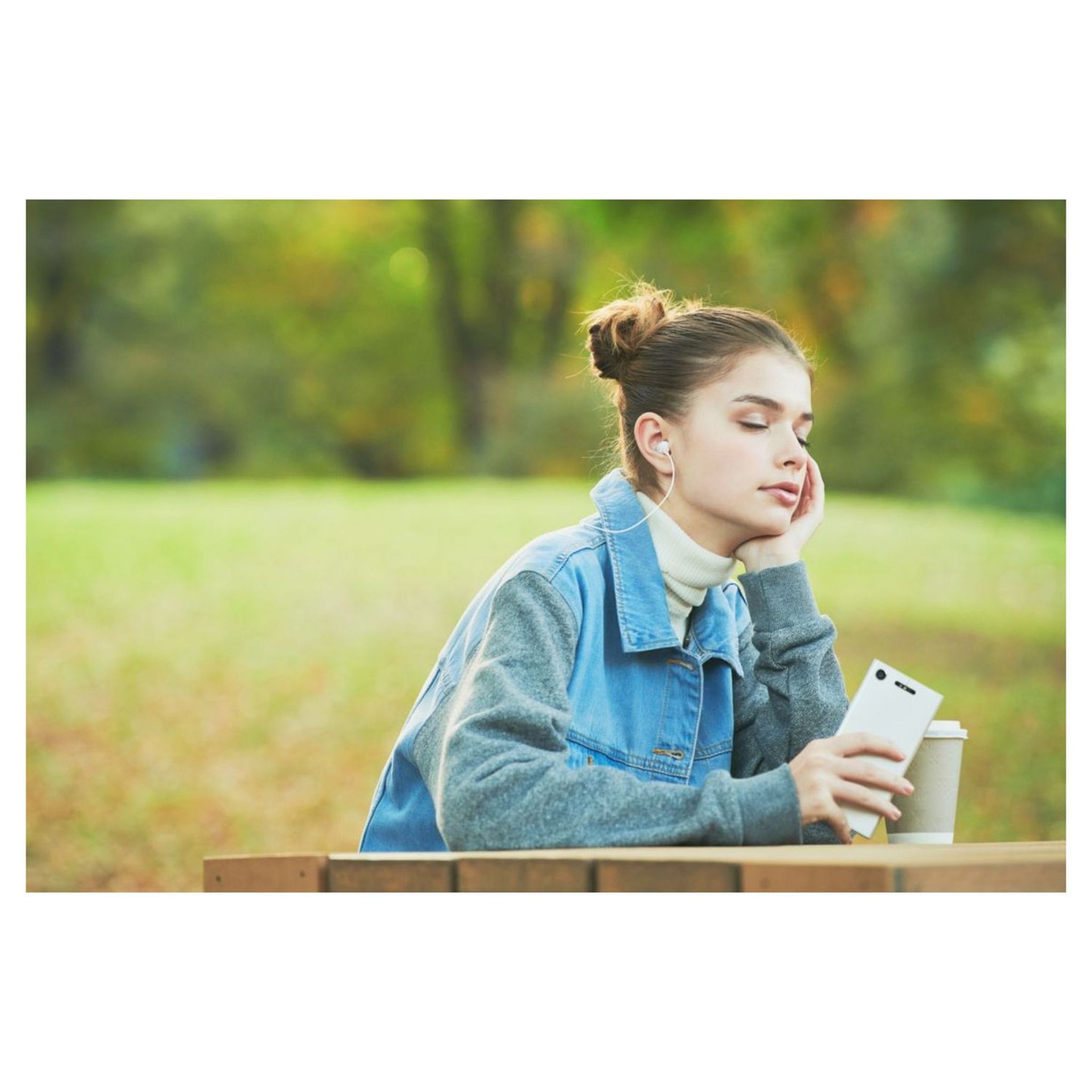 Voir la diapositive 5 : SONY Écouteurs sans fil Bluetooth - WIC 200 - Blanc