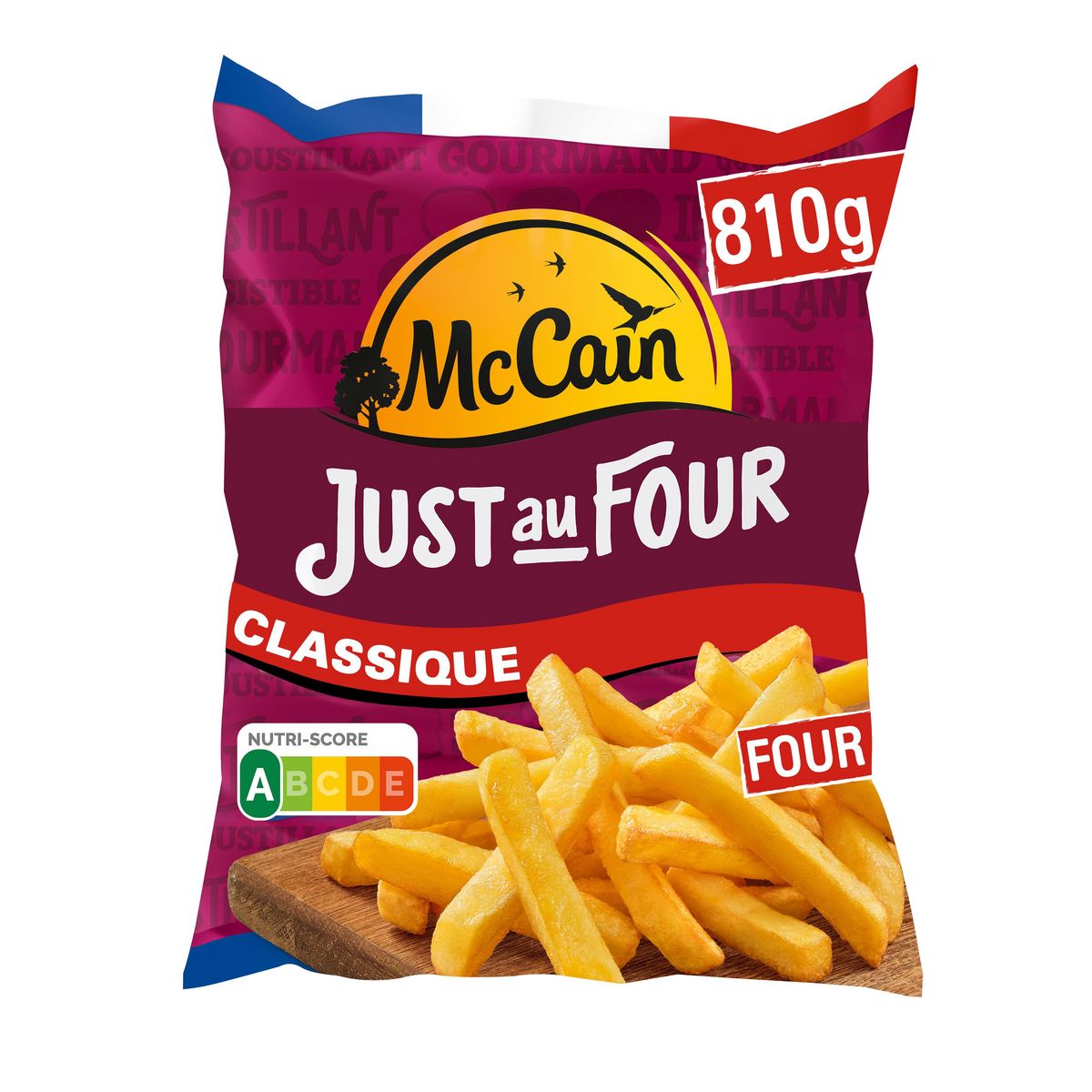 MCCAIN Just au four frites classique 810g