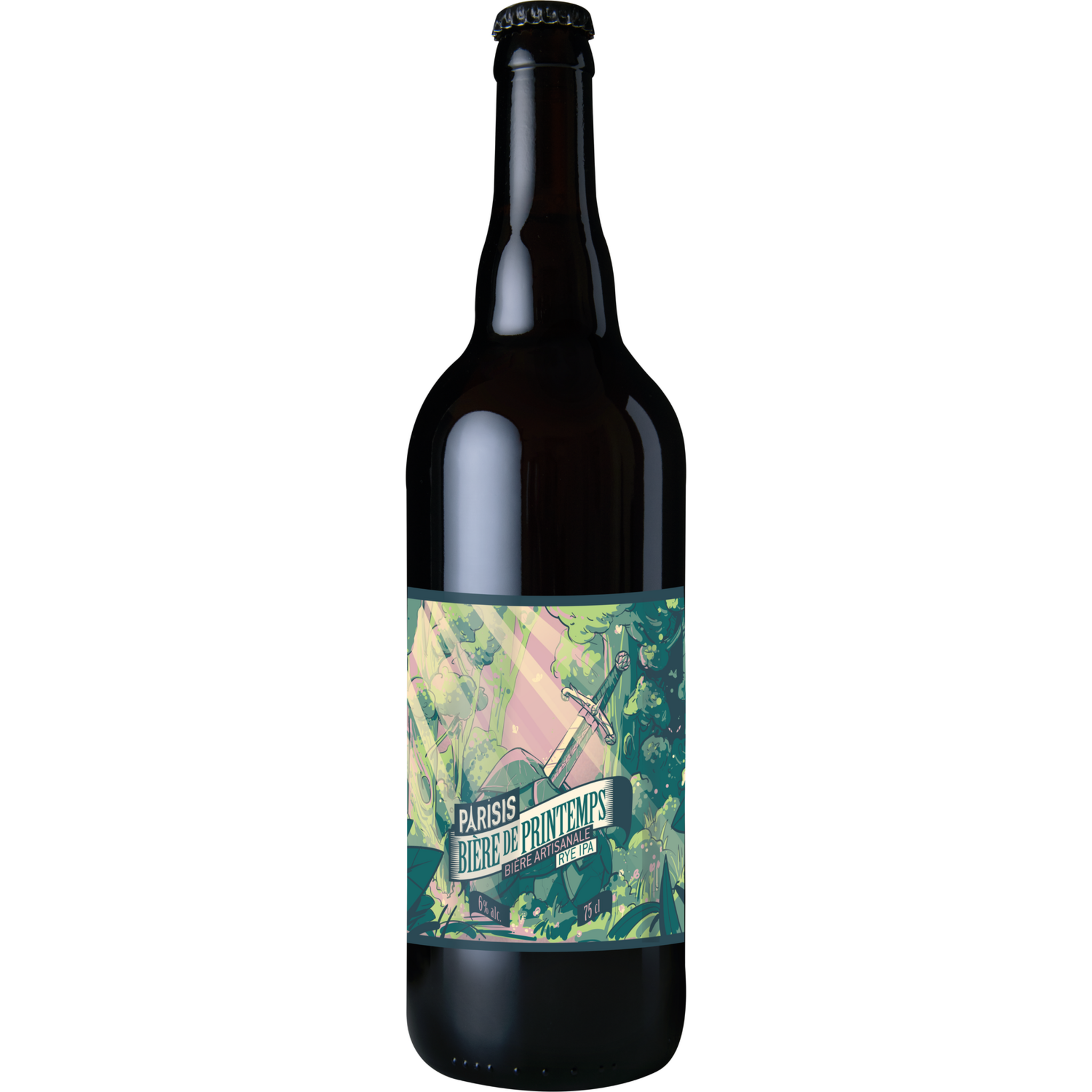 Bière printemps artisanale 6% 75cl