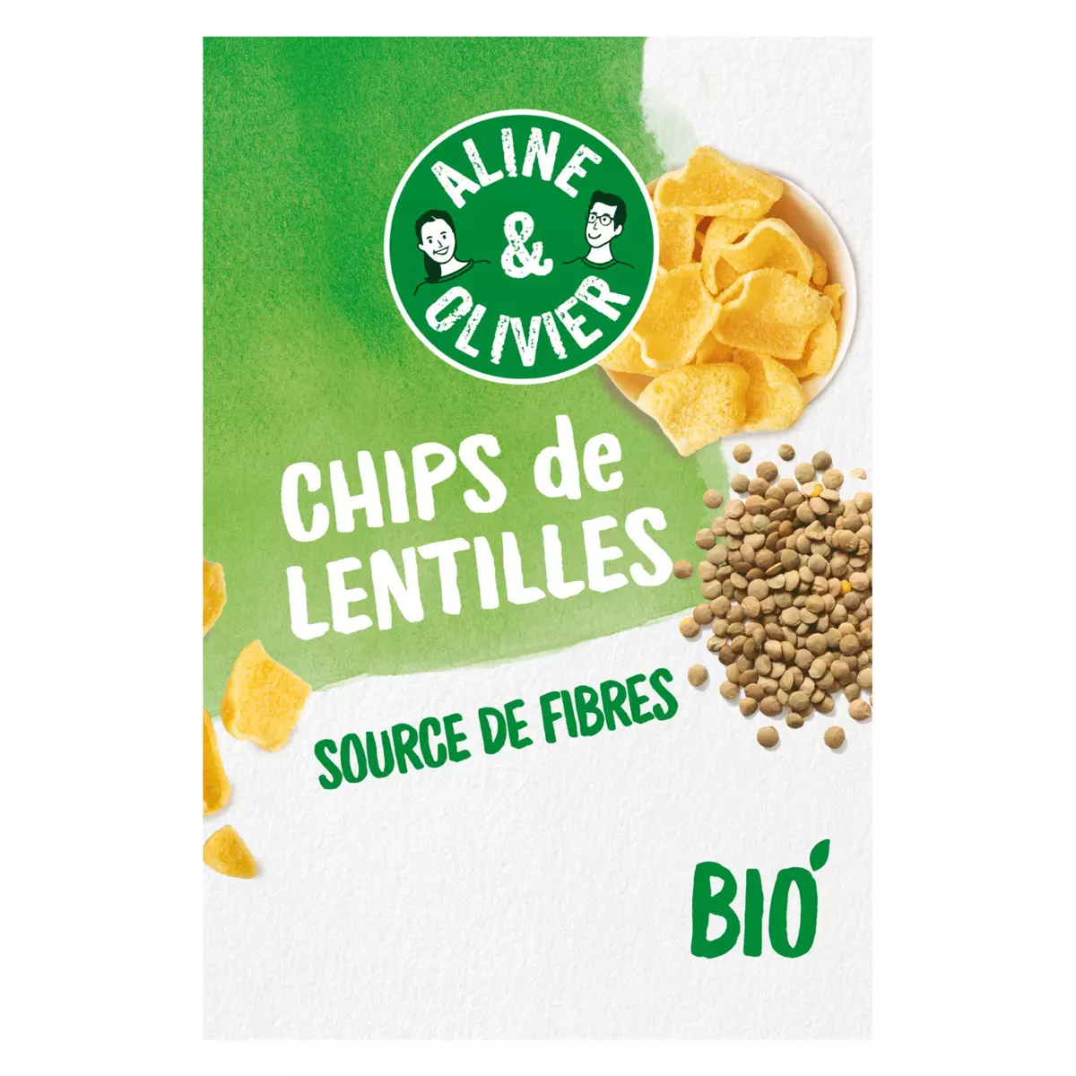 A&O Chips de lentilles bio 65g