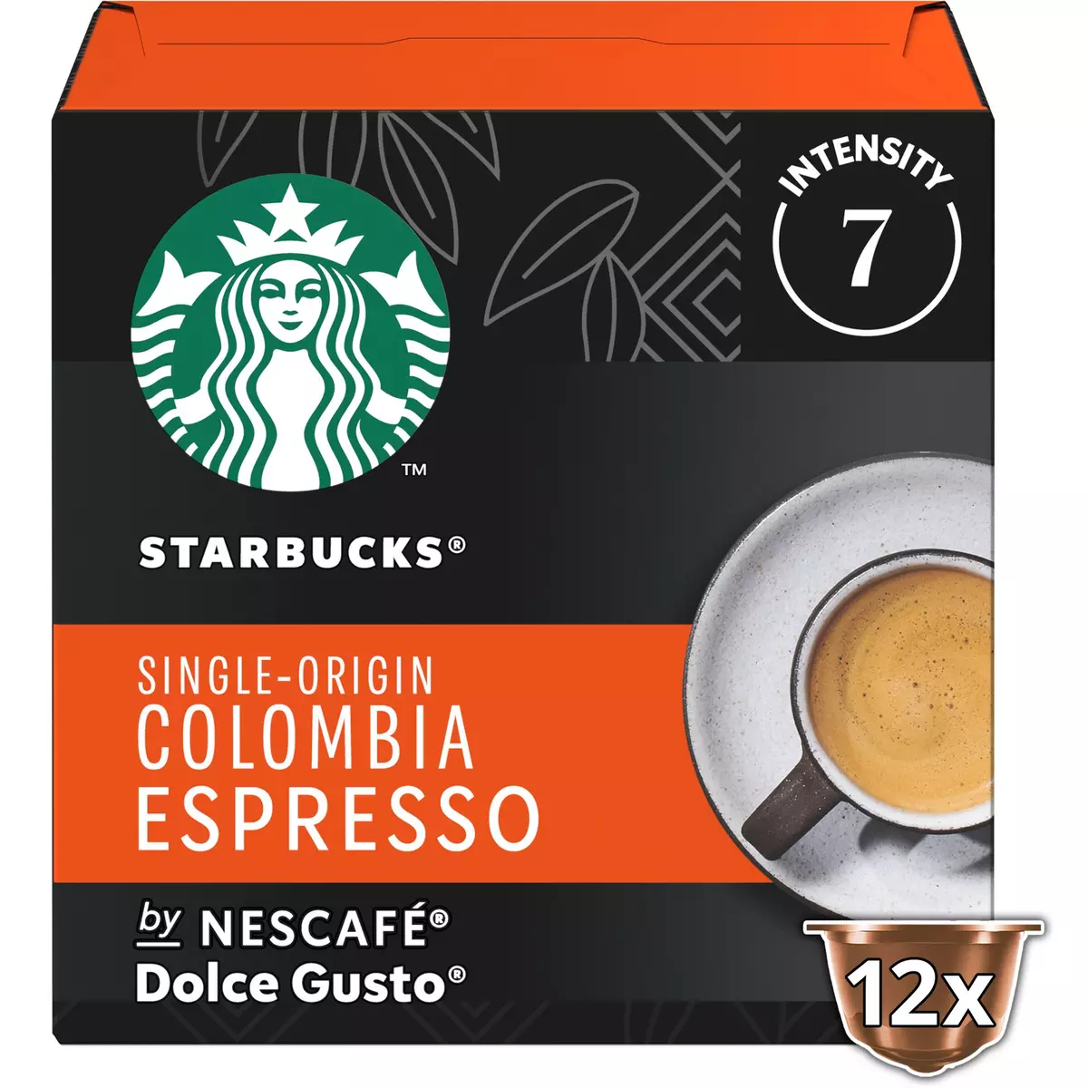 STARBUCKS Capsules de café Colombia compatibles Dolce Gusto 12 capsules 66g  pas cher 