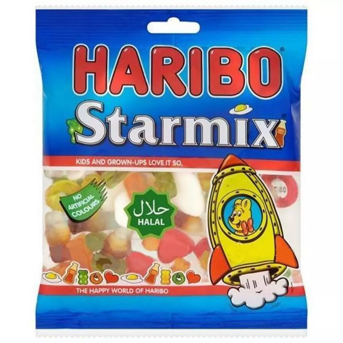HARIBO Bonbons gélifiés halal Starmix 80g