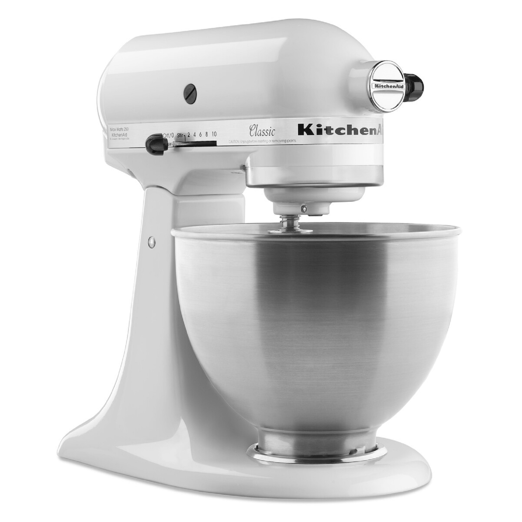 Voir la diapositive 3 : KITCHENAID Robot pâtissier - 5K45SSEWH - Blanc