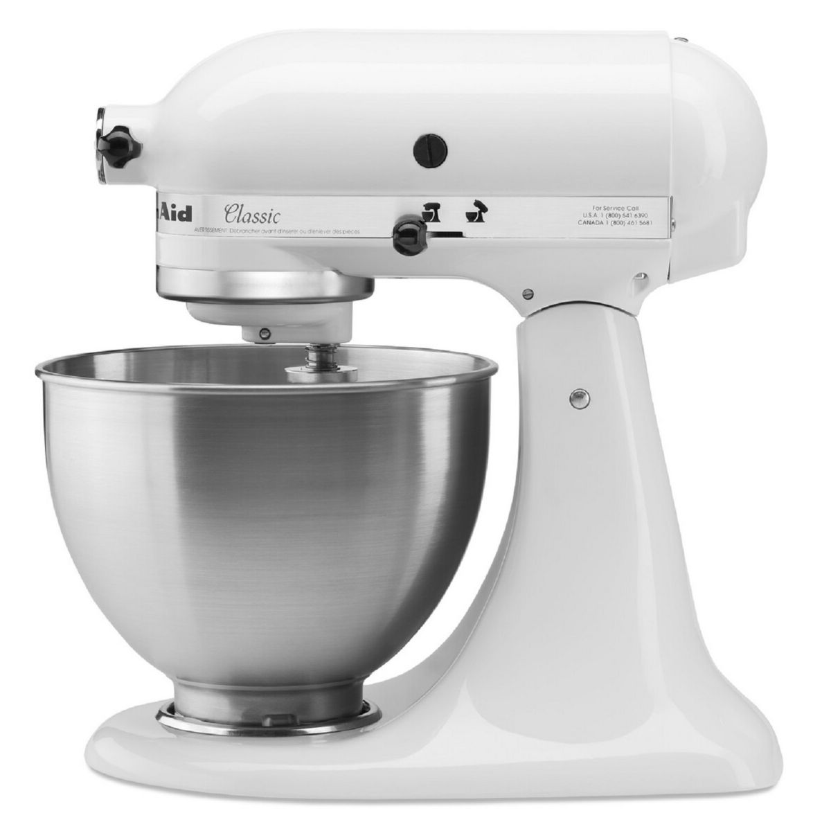 KITCHENAID Robot pâtissier - 5K45SSEWH - Blanc