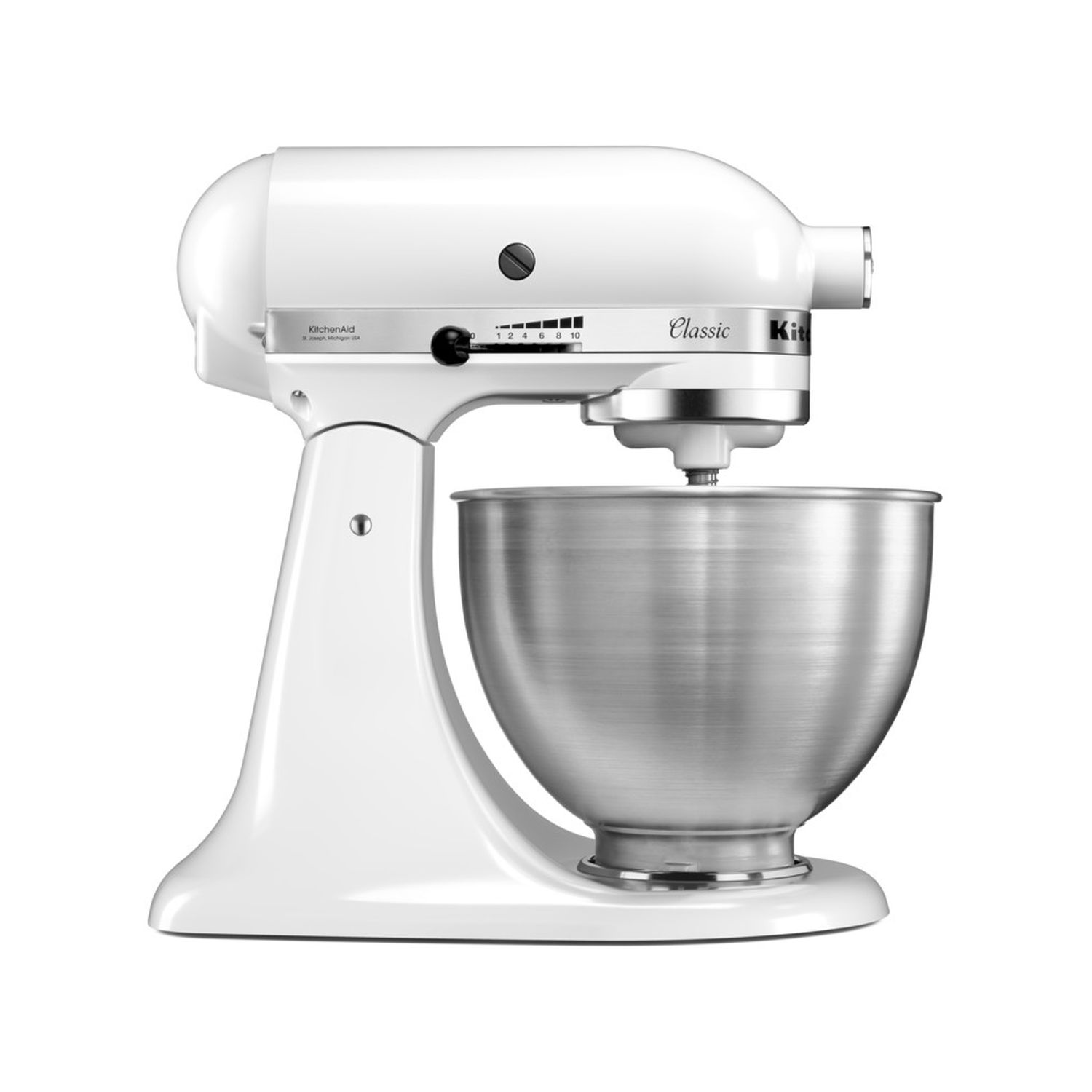 Voir la diapositive 9 : KITCHENAID Robot pâtissier - 5K45SSEWH - Blanc