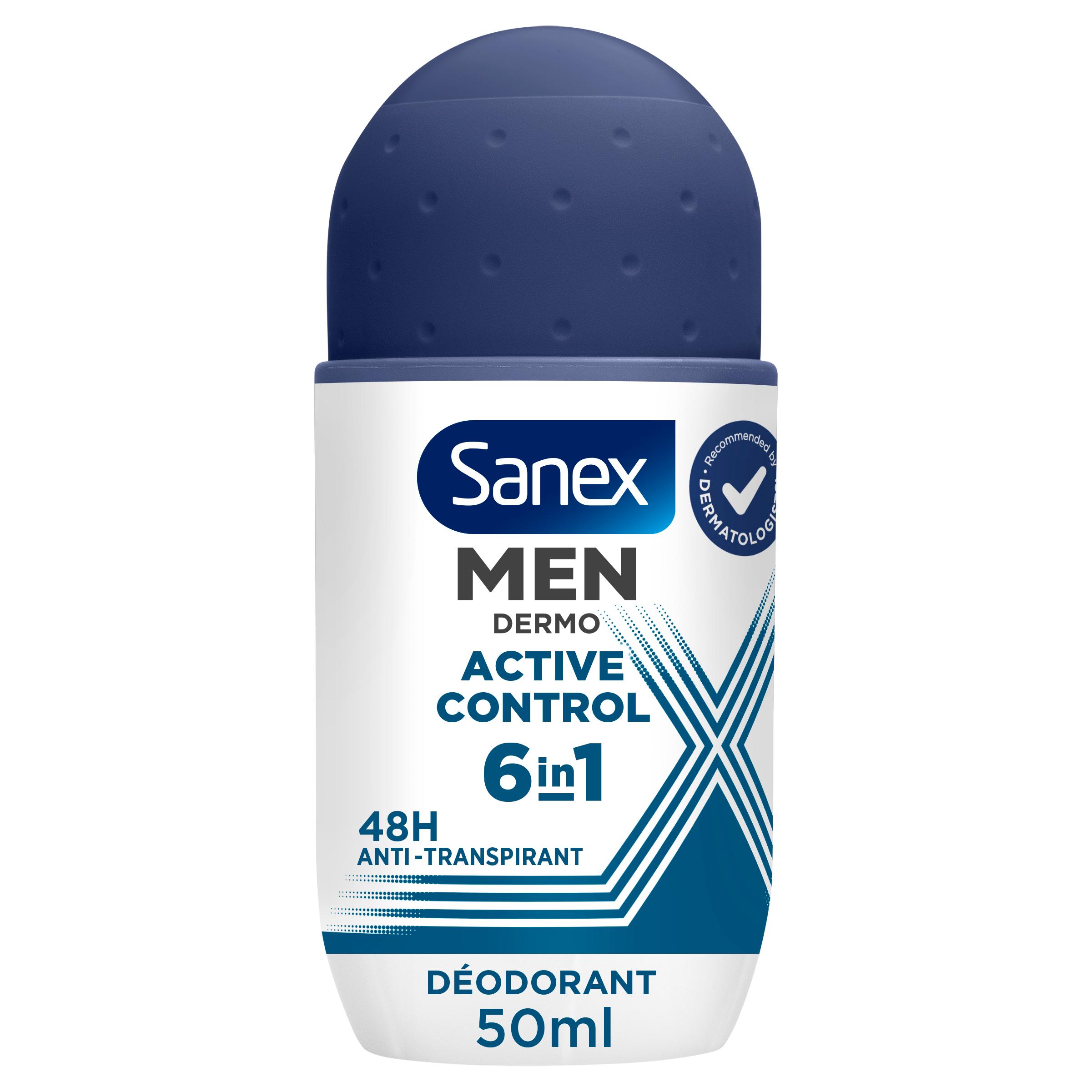 Voir la diapositive 2 : SANEX MEN Men Active control 48h 50ml