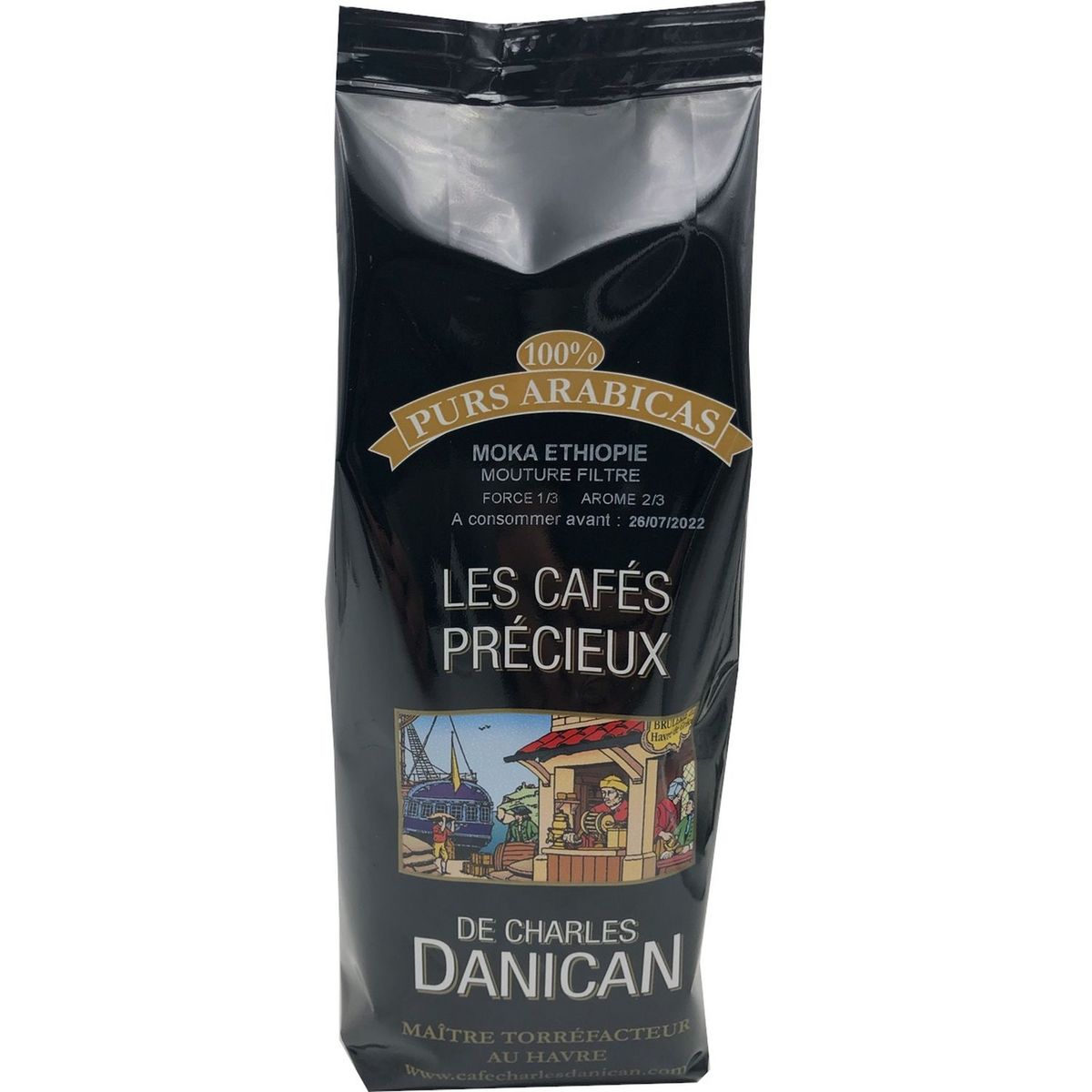 CHARLES DANICAN Café moulu Ethiopie moka 250g