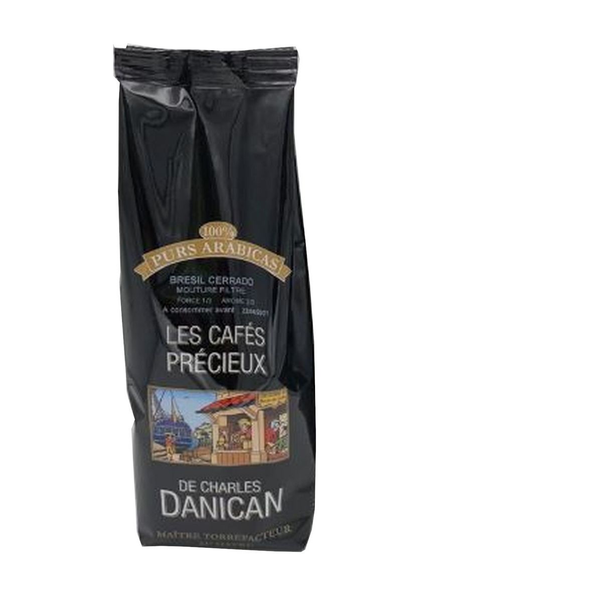 CHARLES DANICAN Café moulu Brésil Cerrado 250g