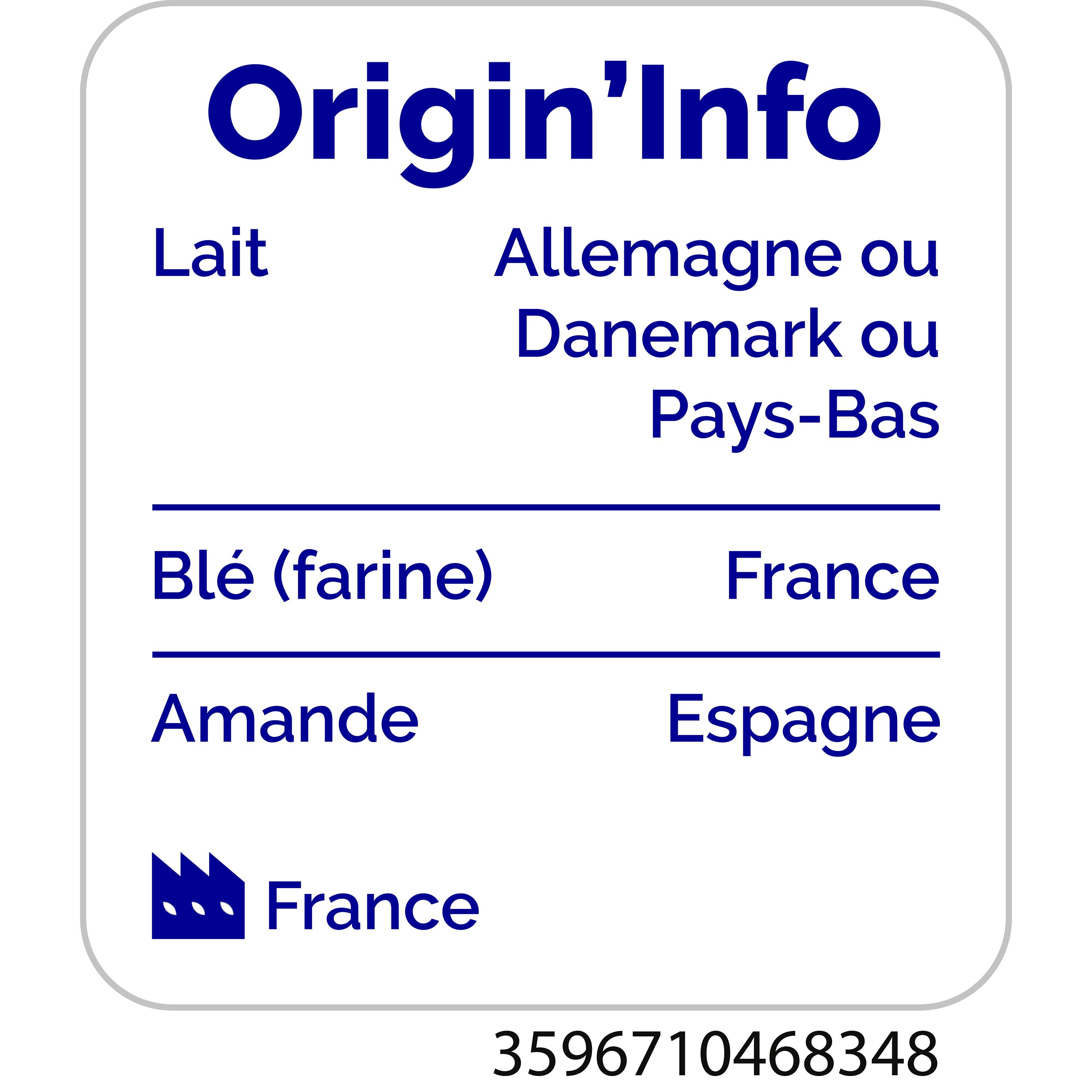 Voir la diapositive 5 : AUCHAN BIO Financiers pur beurre sachets individuels 5 gâteaux 125g