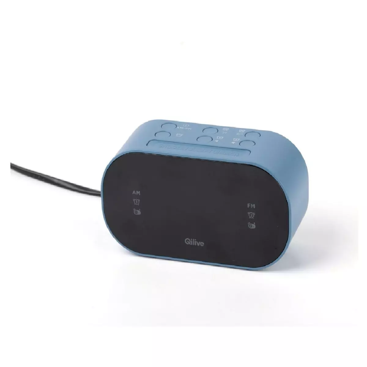 QILIVE Radio réveil - Bleu - Q.1105