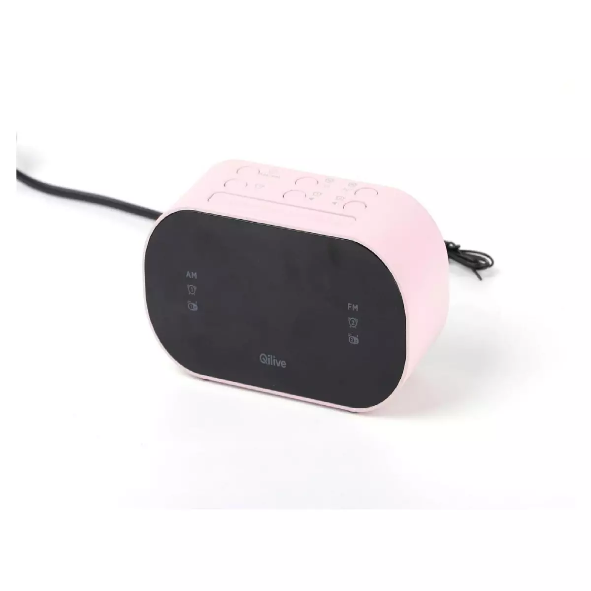 QILIVE Radio réveil - Rose - Q.1105