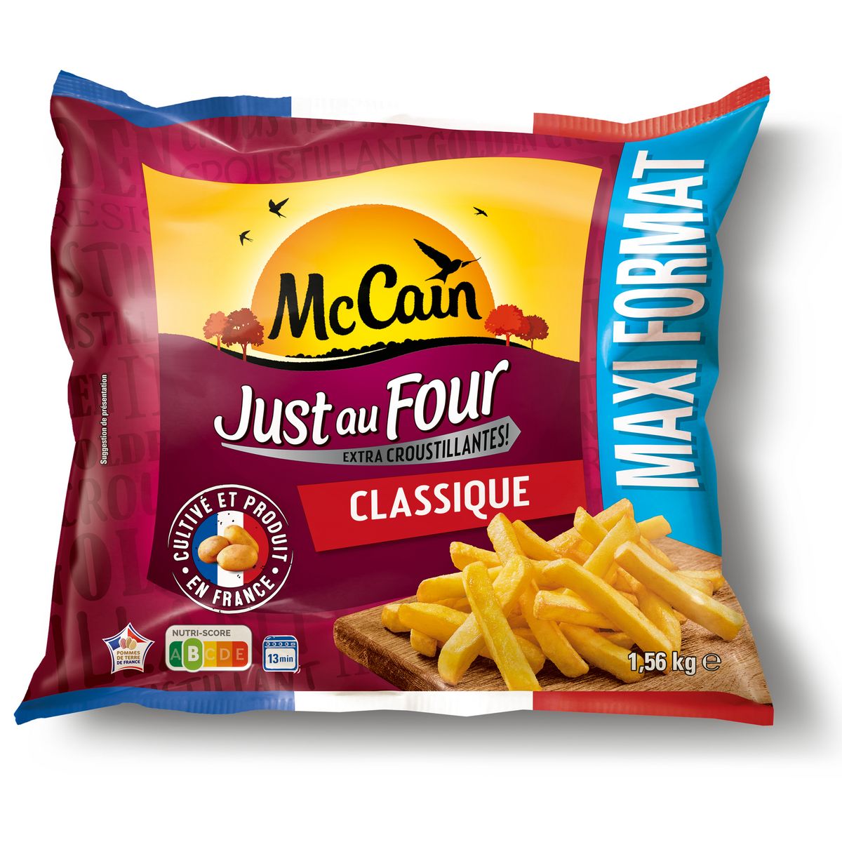 MCCAIN Just au four - Frites croustillantes 1,56kg