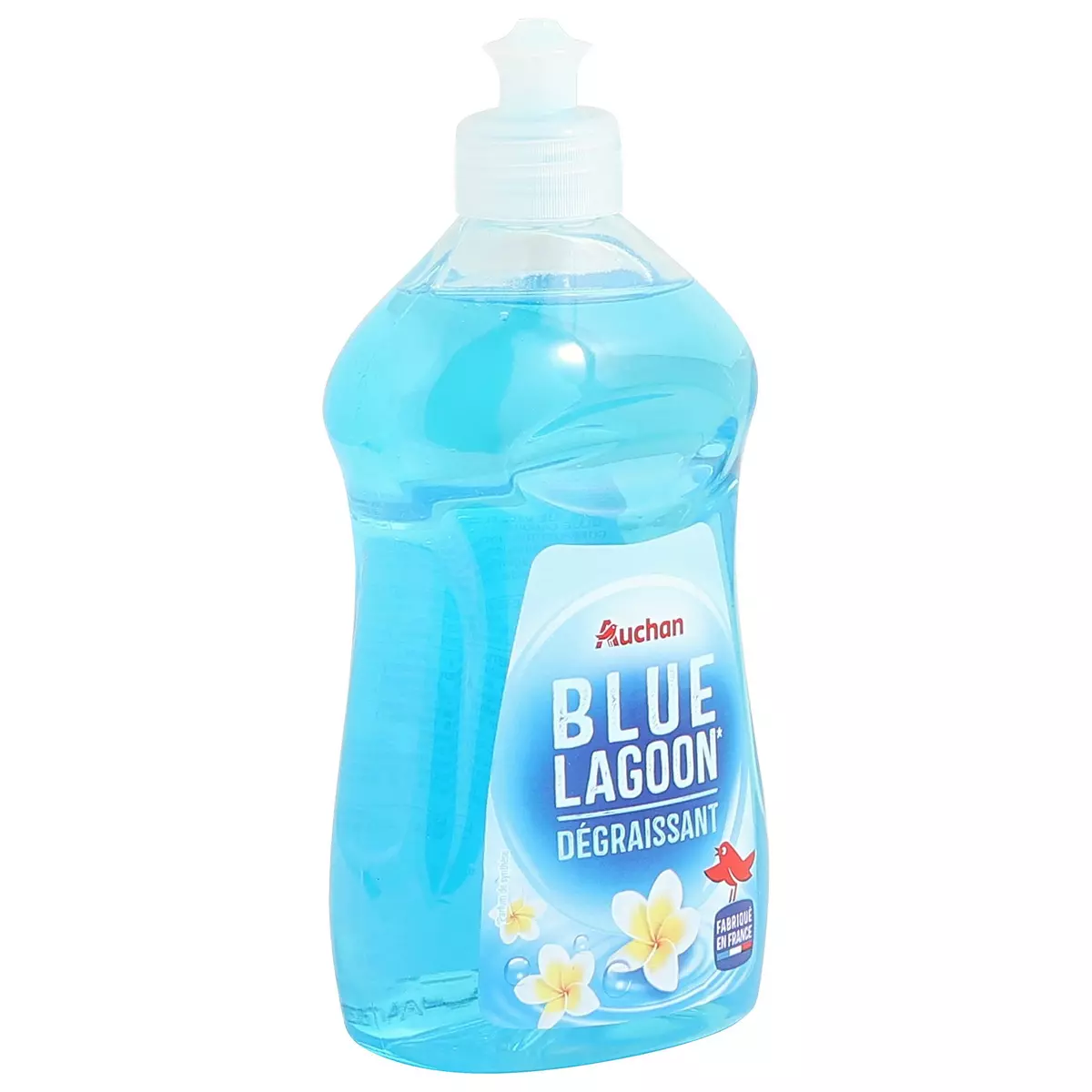 AUCHAN Liquide vaisselle dégraissant blue lagoon 500ml