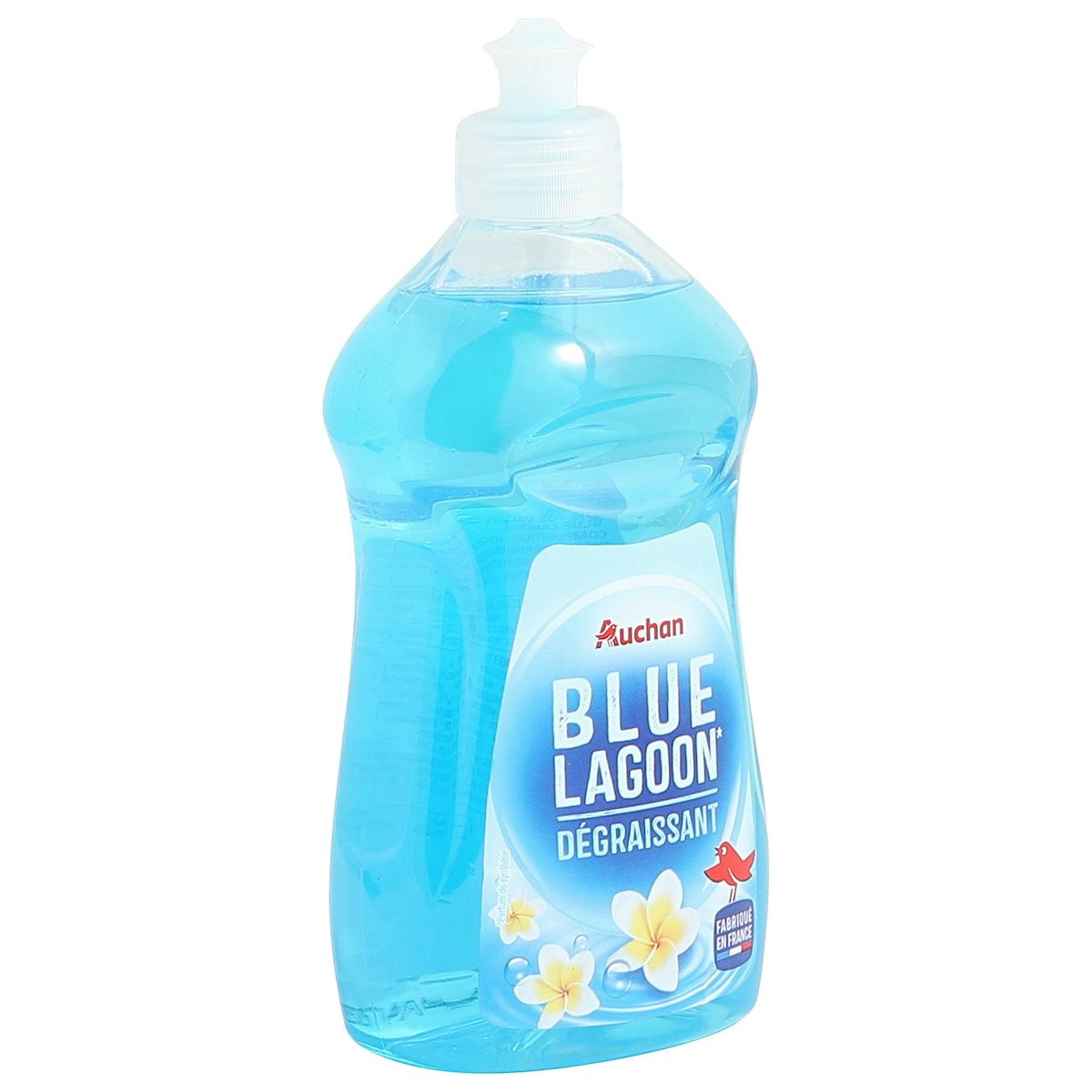 AUCHAN Liquide vaisselle dégraissant blue lagoon 500ml