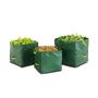 Voir la diapositive 2 : Lot de 3 sacs de jardin avec poignées - 170L 100L 70L