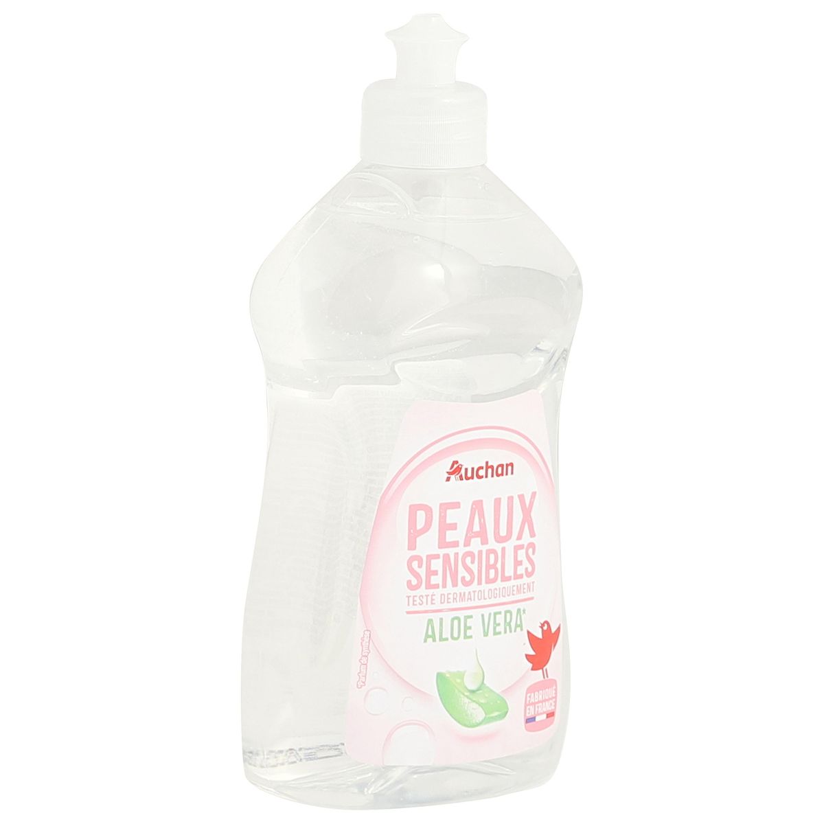 AUCHAN Liquide vaisselle balsam peaux sensibles 500ml