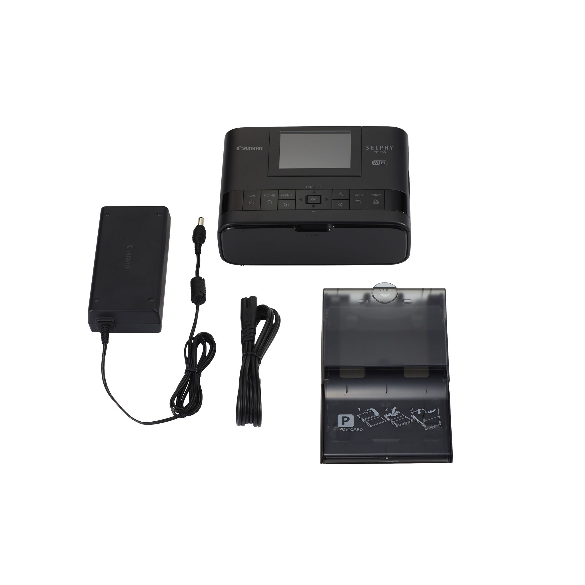 Voir la diapositive 6 : CANON Imprimante photo portable - Noir - Selphy CP1300