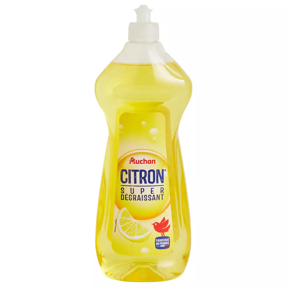 AUCHAN Liquide vaisselle super dégraissant au citron  750ml