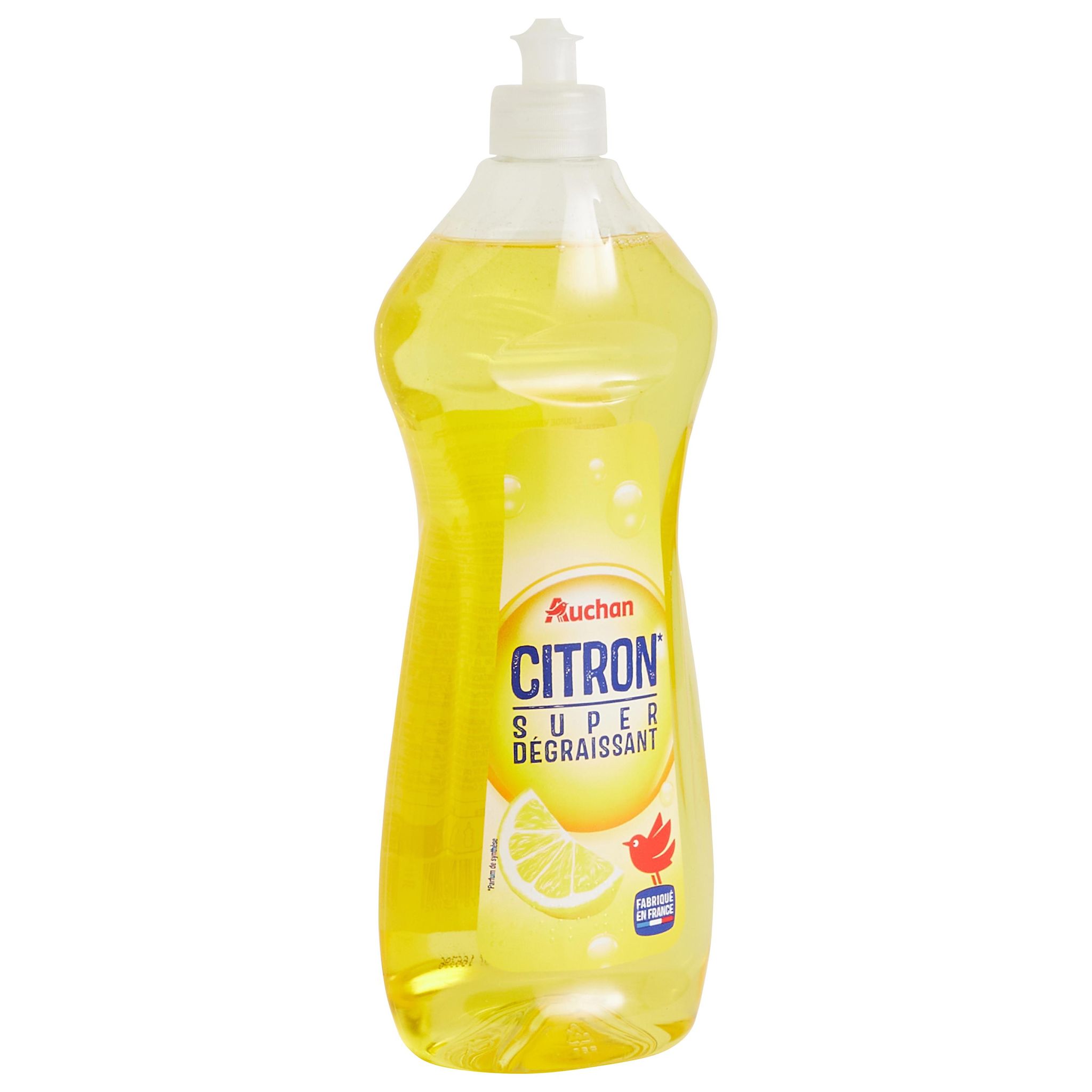 Voir la diapositive 3 : AUCHAN Liquide vaisselle super dégraissant citron 750ml