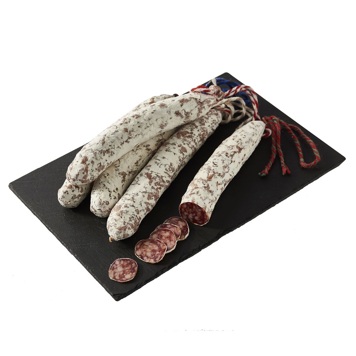 LE SECHOIR DES ALPES Lot de saucissons pur porc, taureau, piment, figue, comté 5 pièces 675g