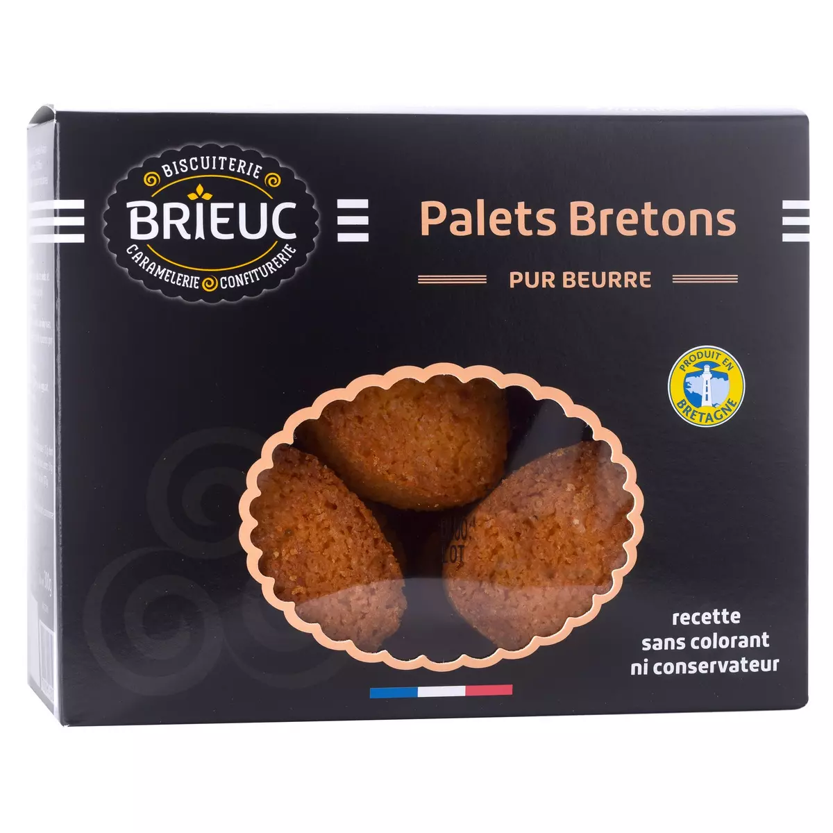 BRIEUC Biscuits palets bretons pur beurre 300g