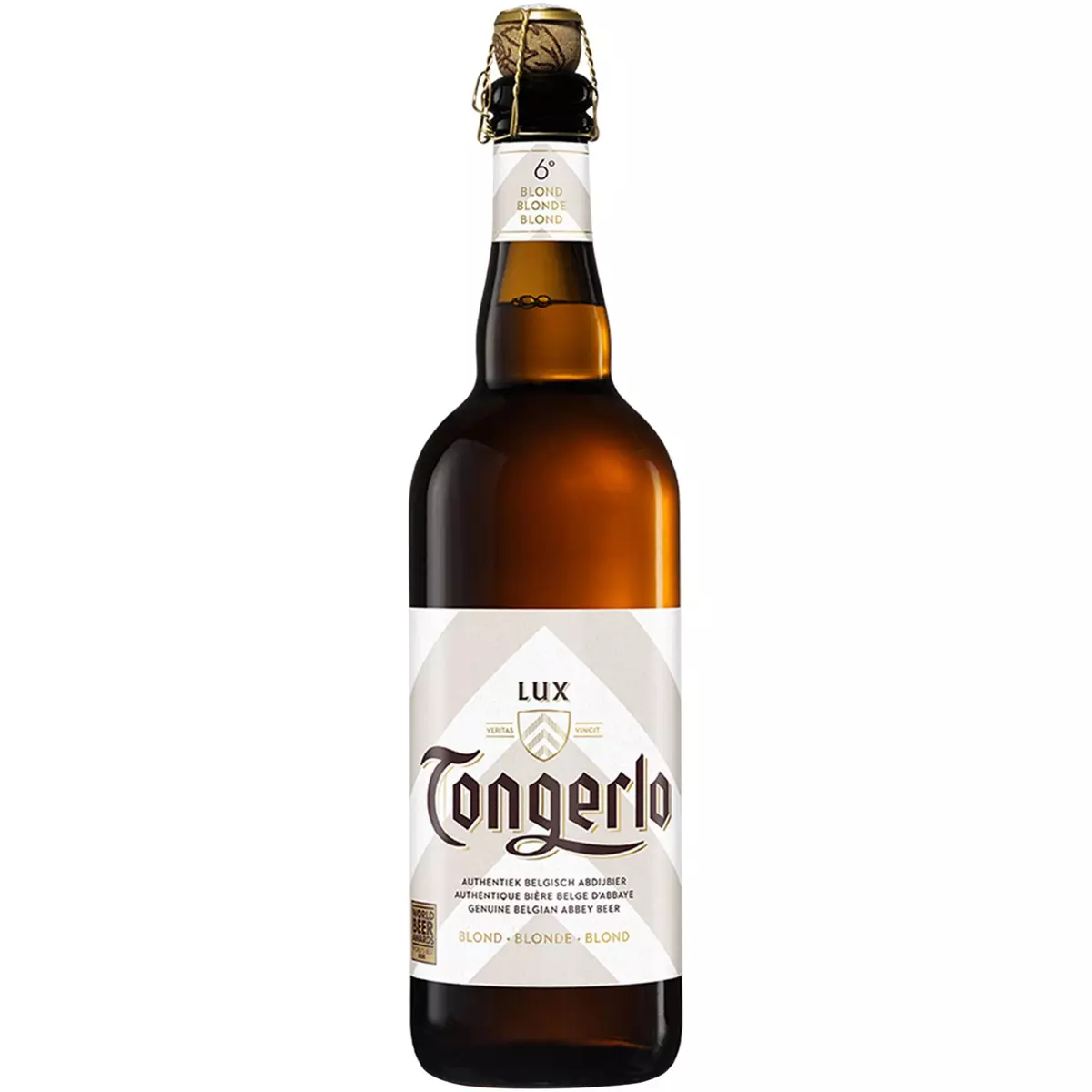 TONGERLO Bière blonde belge 6% bouteille 75cl