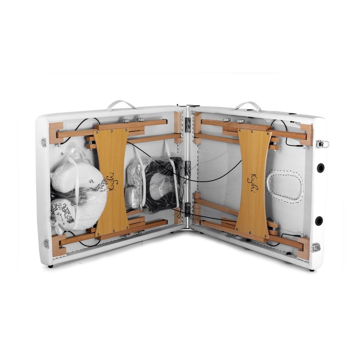 Voir la diapositive 3 : YOGHI Table de massage pliante - TDM102 - Blanc