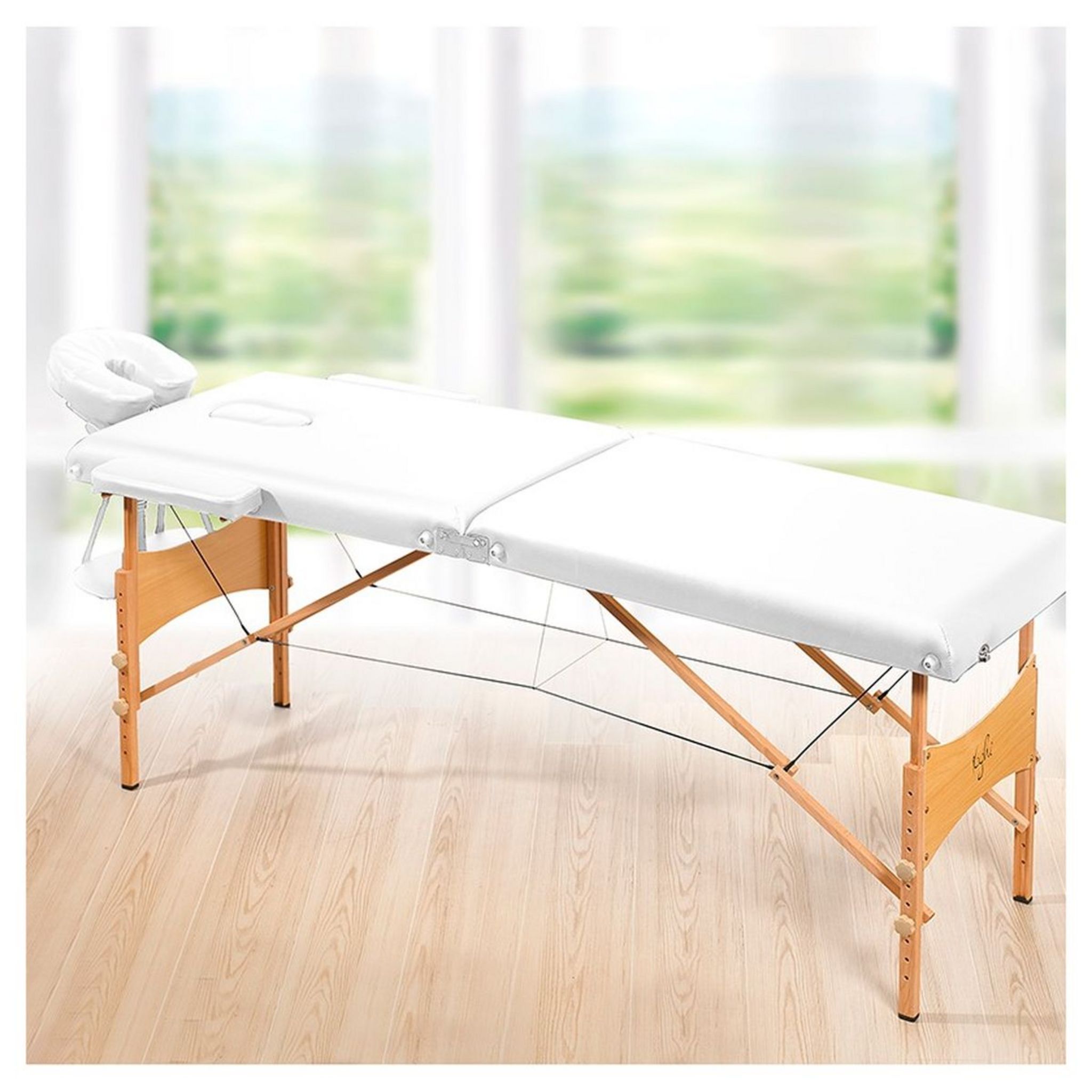 Voir la diapositive 4 : YOGHI Table de massage pliante - TDM102 - Blanc