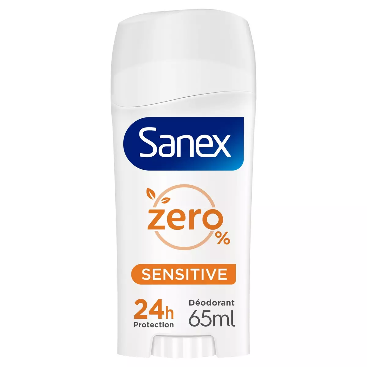 SANEX Zéro% Déodorant stick sensitive sans sels d'aluminium & sans alcool 65ml