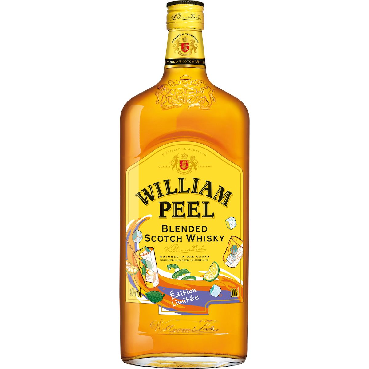 WILLIAM PEEL Scotch Whisky blended malt 40% édition limitée 1l