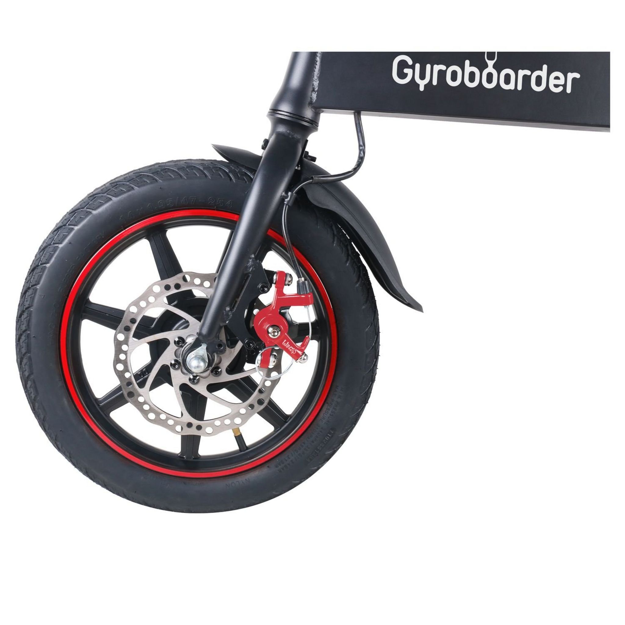 Voir la diapositive 2 : GYROBOARDER Draisienne pliable City Ride Noir