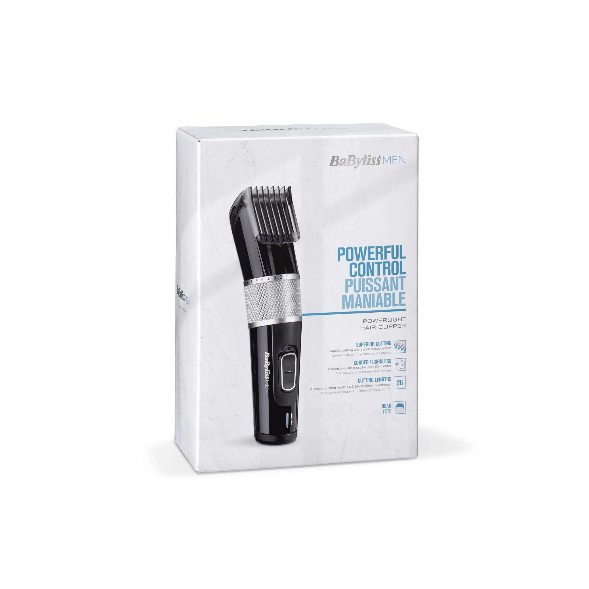 Voir la diapositive 5 : BABYLISS Tondeuse cheveux - E973E - Noir