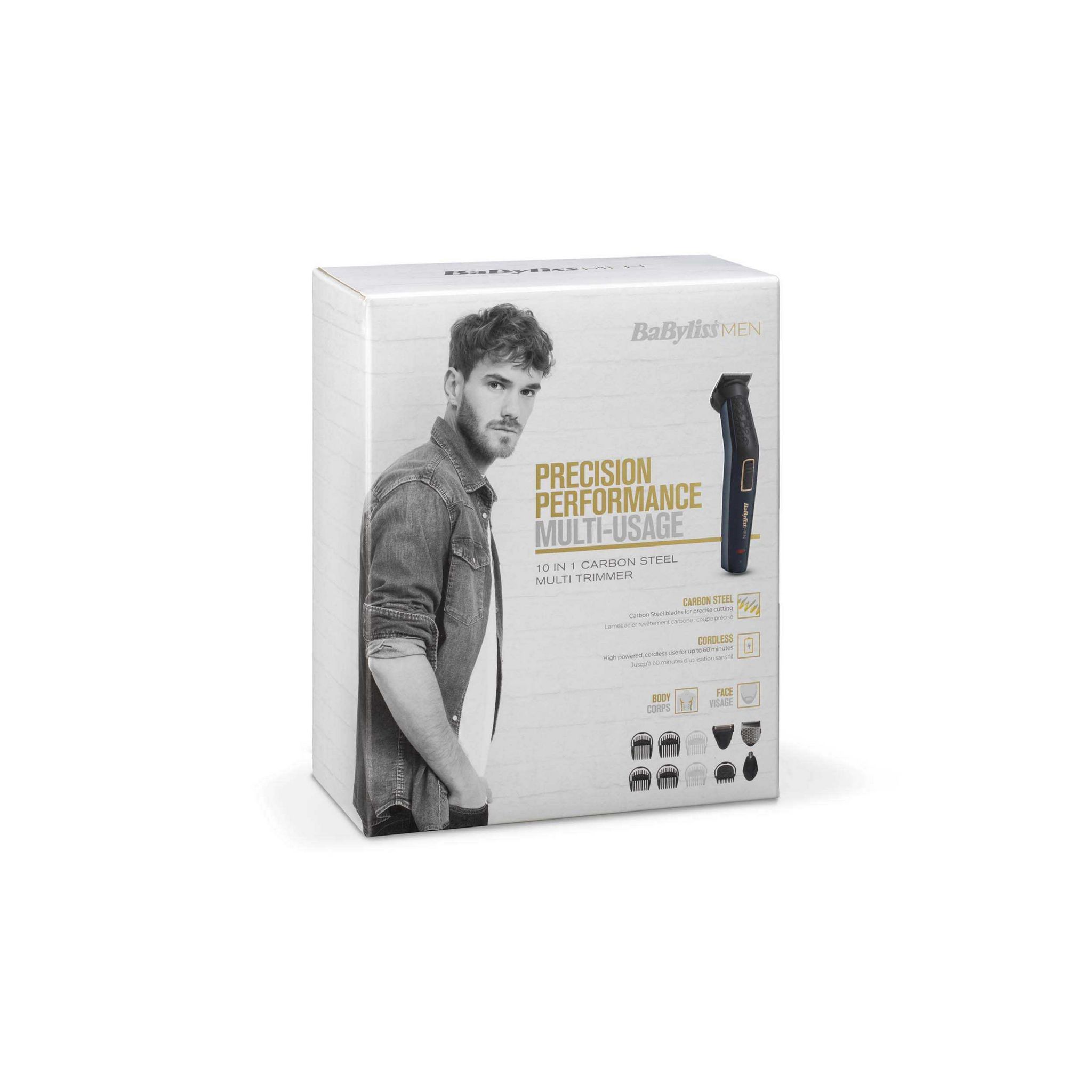 Voir la diapositive 3 : BABYLISS Tondeuse multifonction - MT728E - Noir