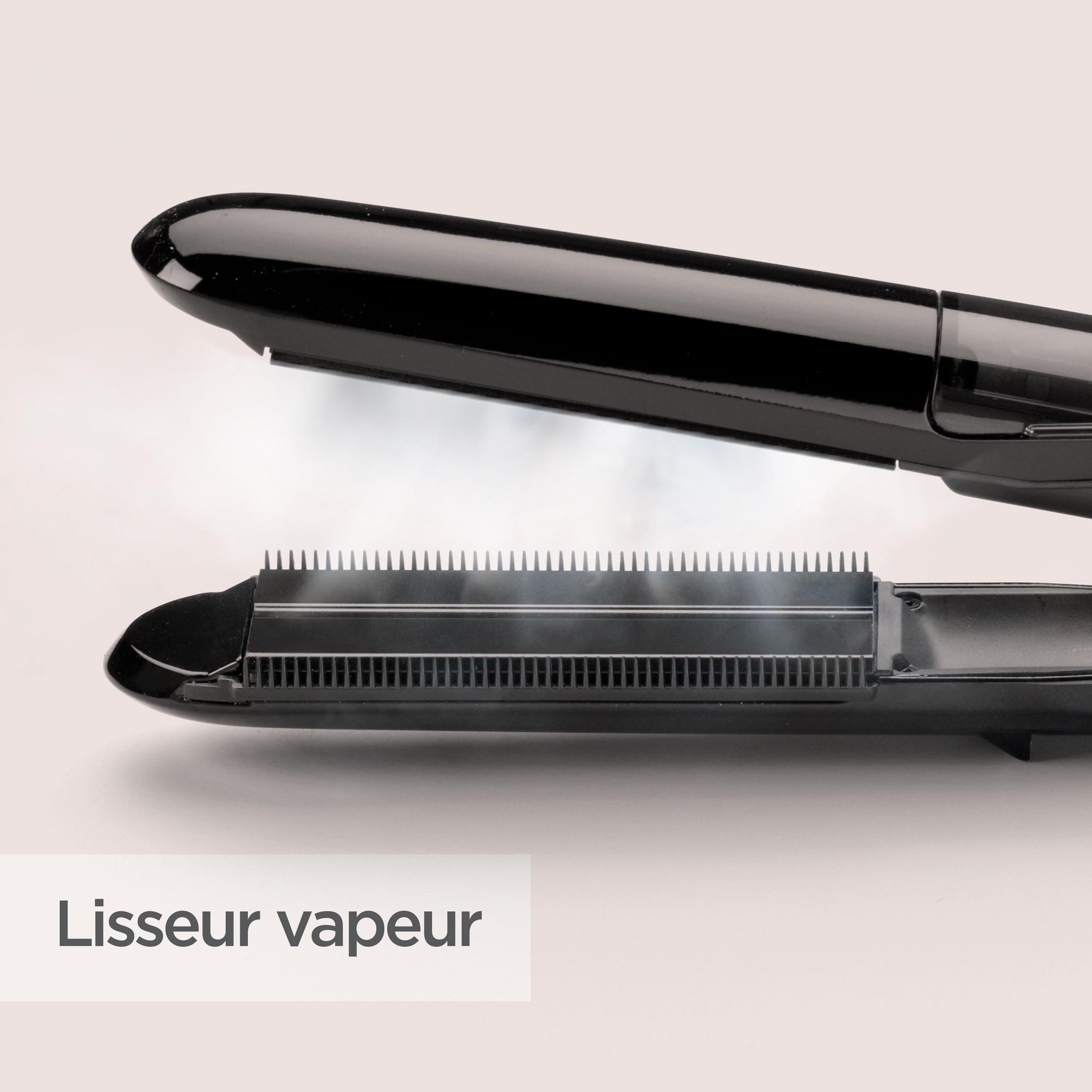 Voir la diapositive 4 : BABYLISS Lisseur vapeur ST492E - Noir