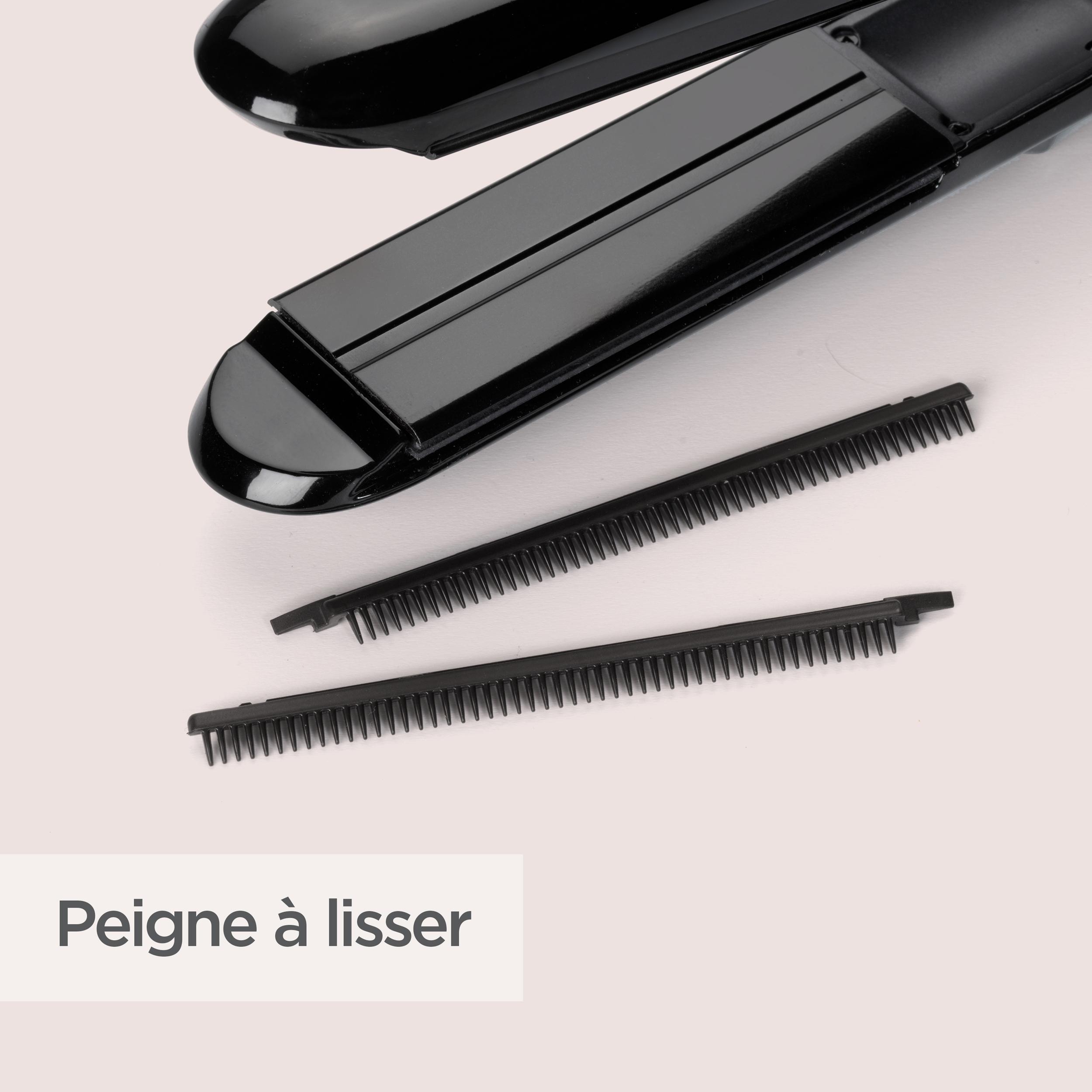 Voir la diapositive 7 : BABYLISS Lisseur vapeur ST492E - Noir