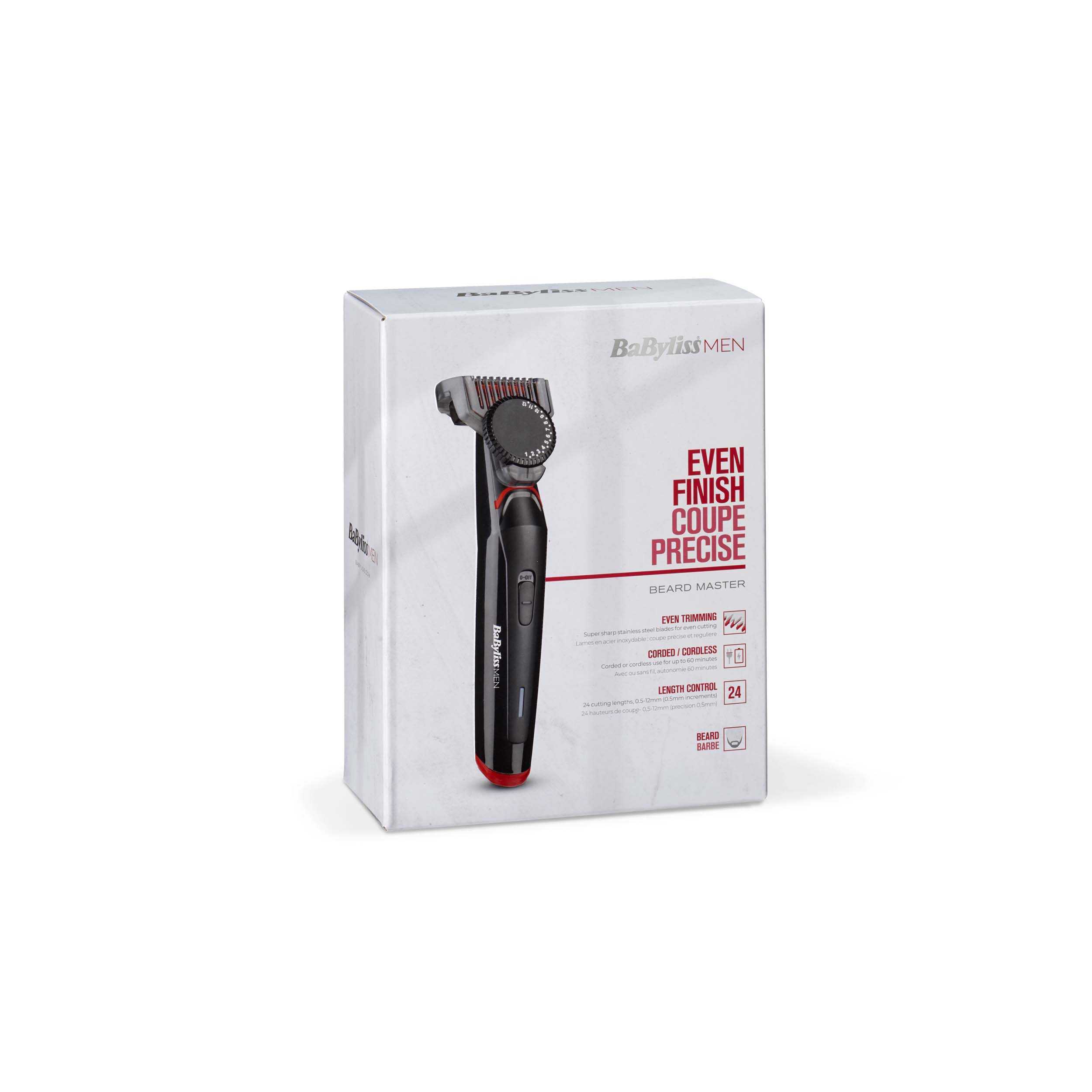 Voir la diapositive 3 : BABYLISS Tondeuse barbe multifonction - T861E - Noir