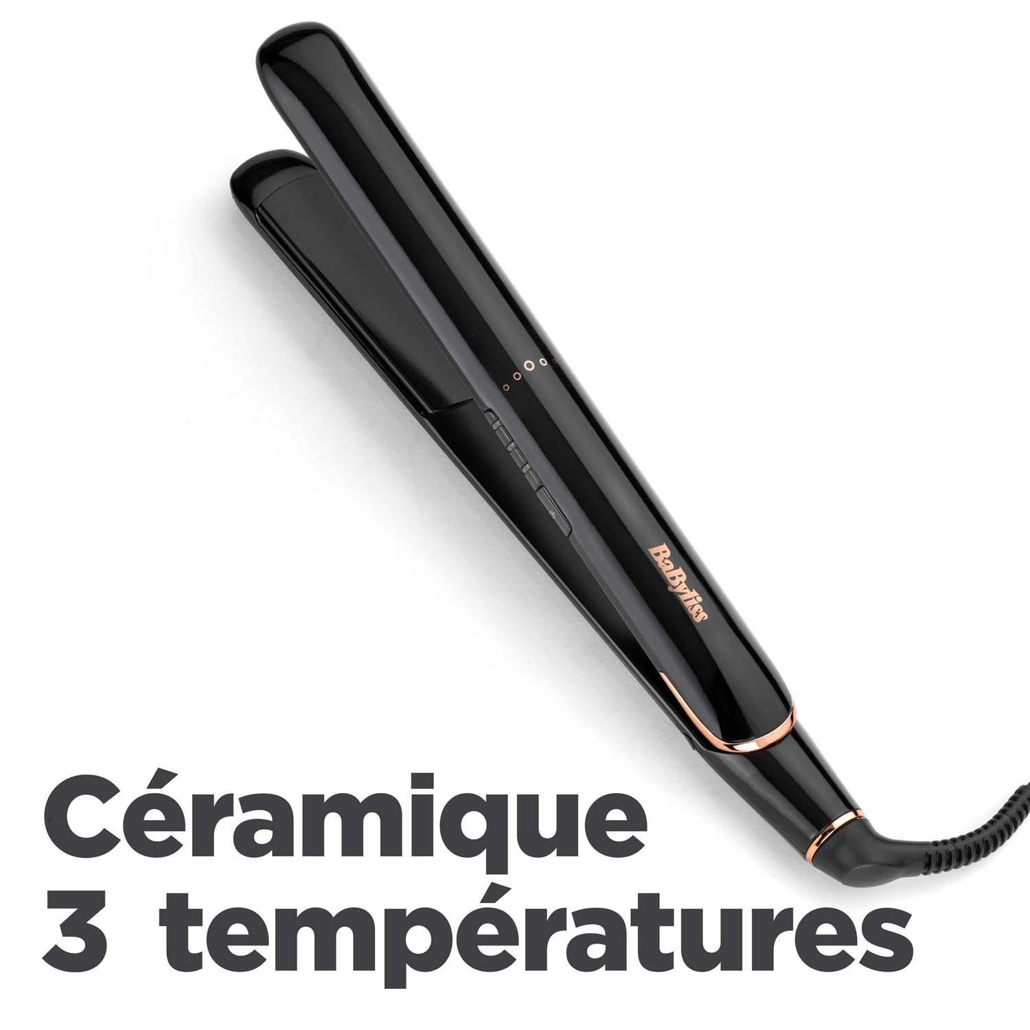 Voir la diapositive 6 : BABYLISS Lisseur - ST250E - Noir