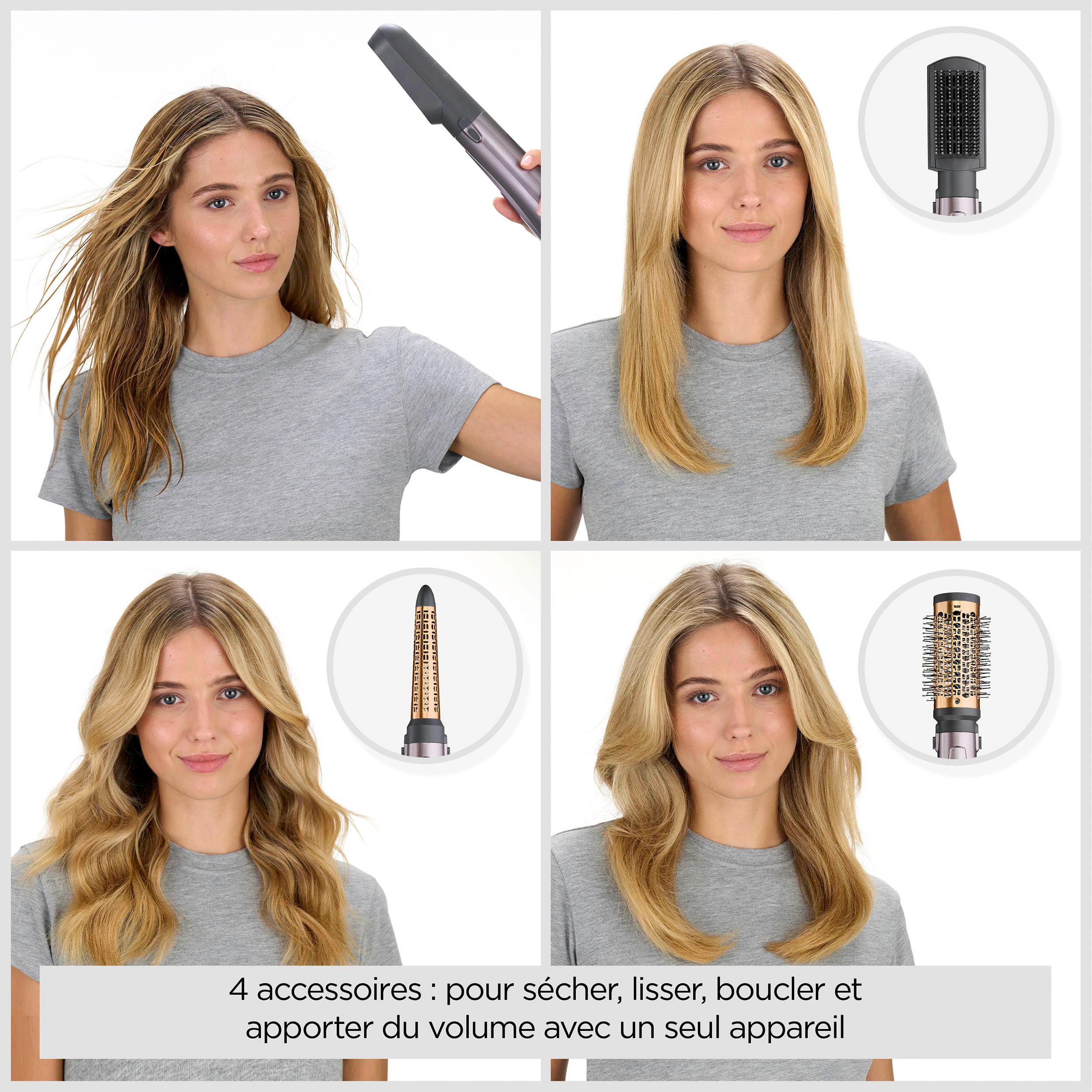 Voir la diapositive 5 : BABYLISS Brosse soufflante AS136E - Gris