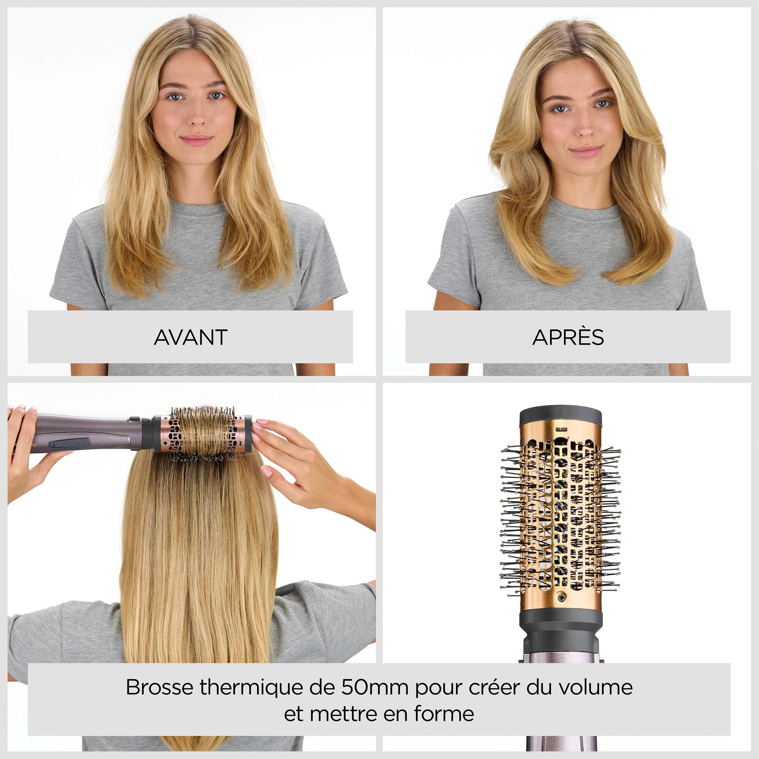 Voir la diapositive 7 : BABYLISS Brosse soufflante AS136E - Gris