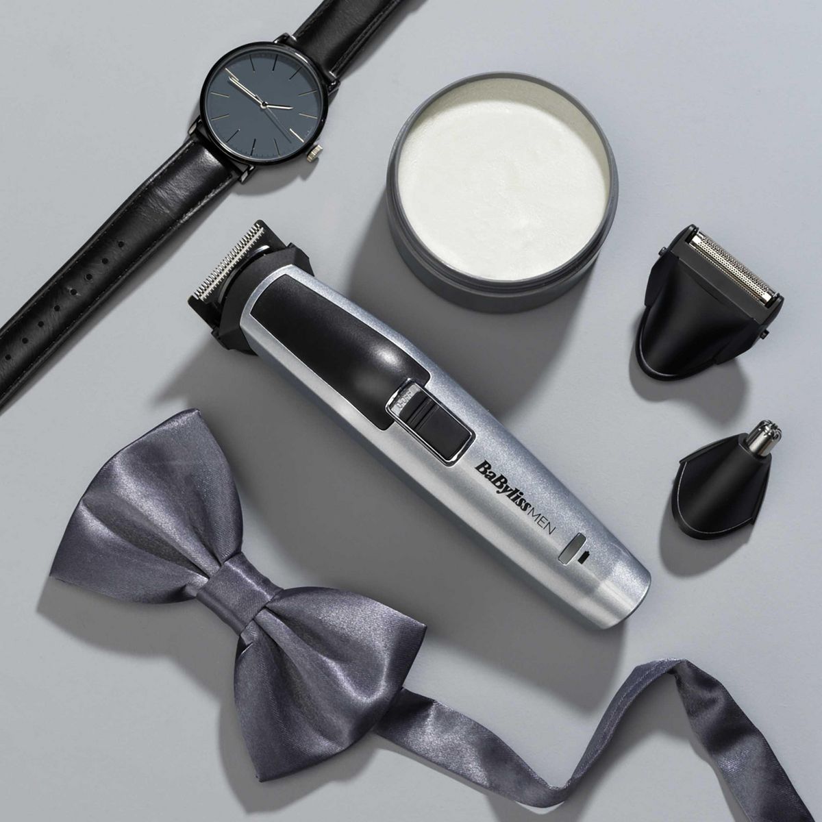 BABYLISS Tondeuse visage et corps 8 en 1 MT726E - Gris