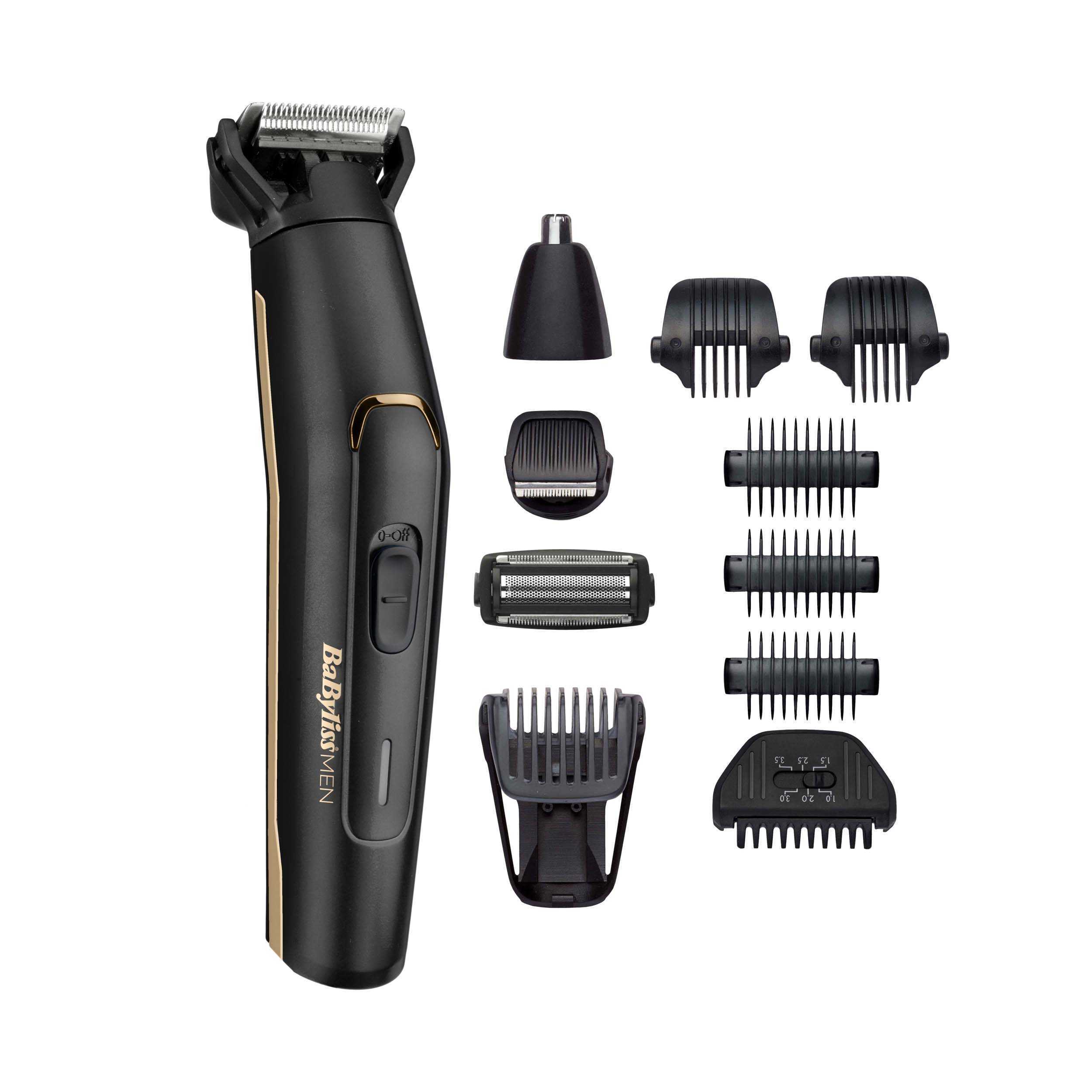 Voir la diapositive 2 : BABYLISS Tondeuse multifonction MT860E - Noir