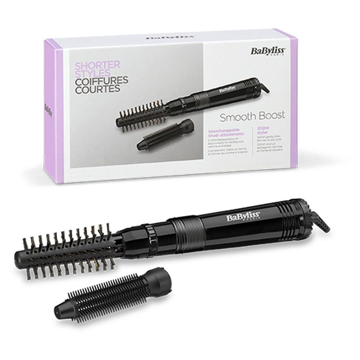 BABYLISS Brosse soufflante - 668E - Noir