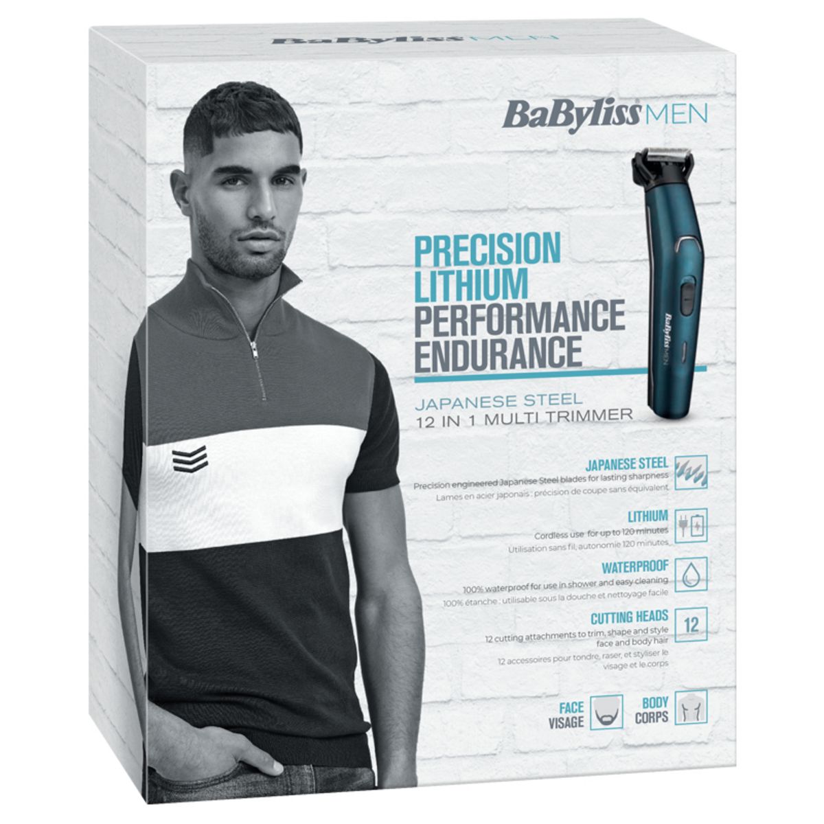 BABYLISS Tondeuse multi MT890E - Bleu