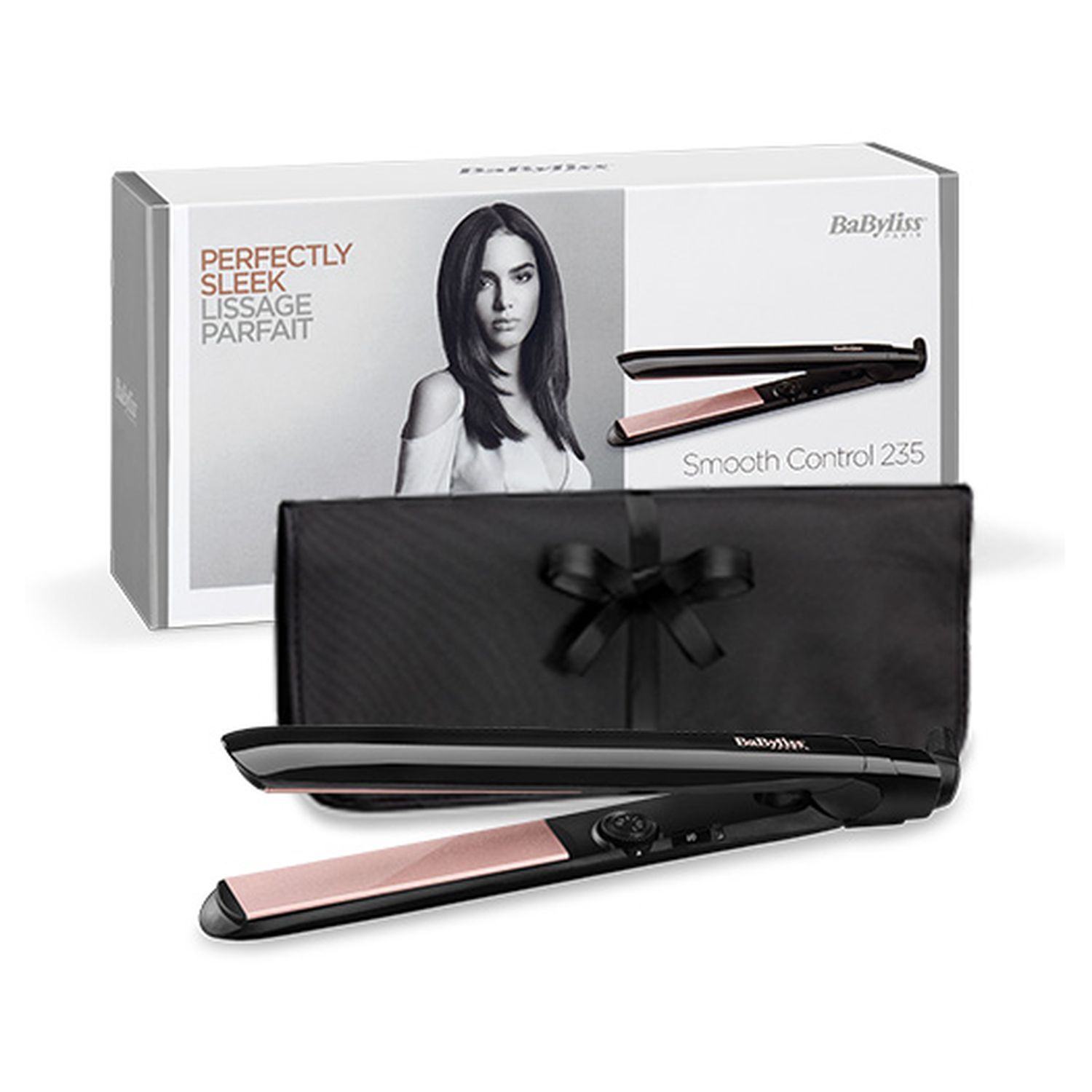 Voir la diapositive 2 : BABYLISS Lisseur céramique - ST298E - Noir