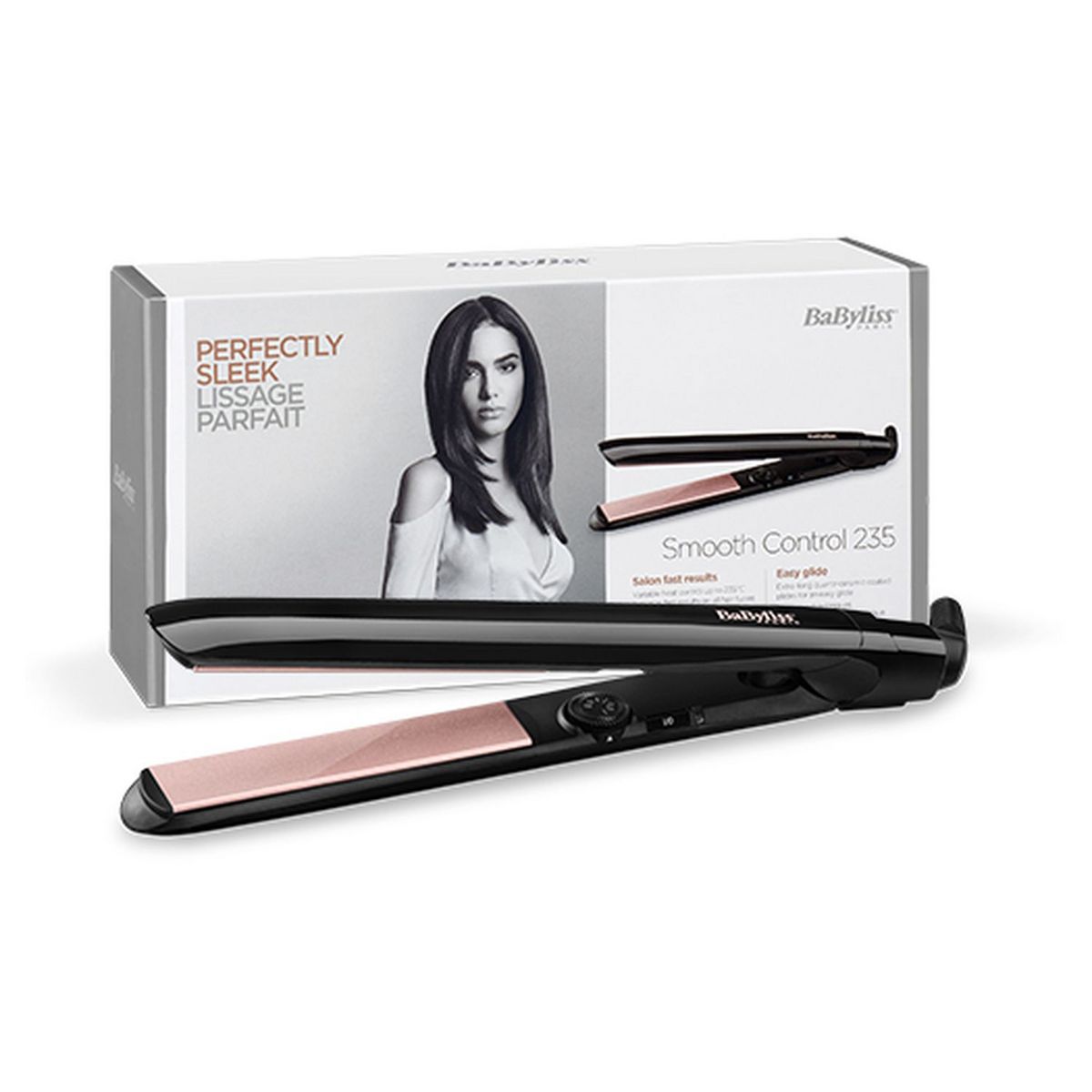 BABYLISS Lisseur céramique - ST298E - Noir