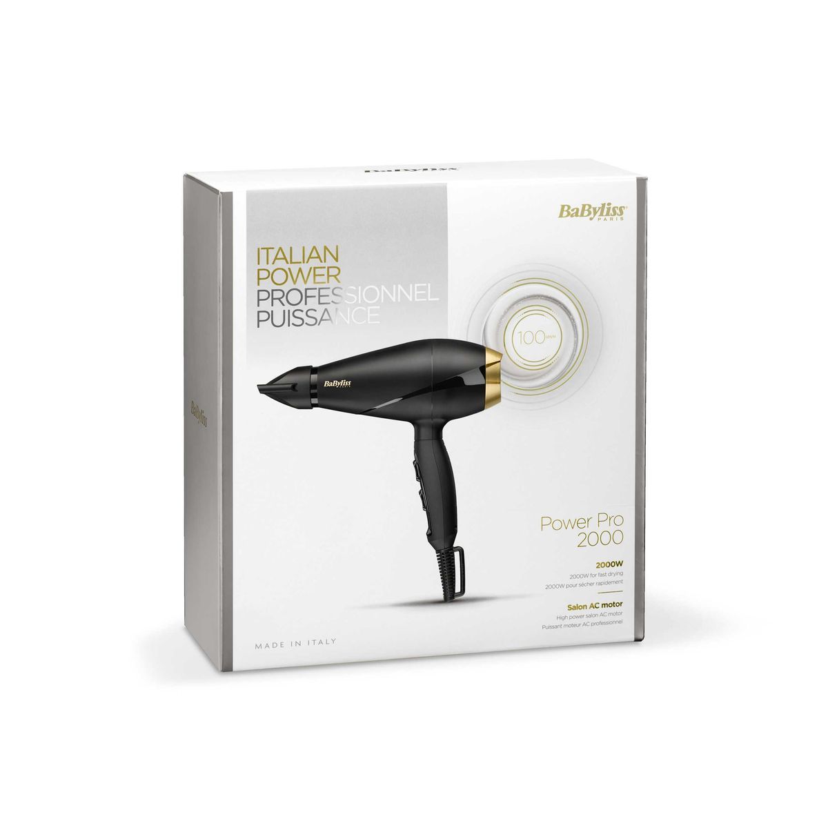 BABYLISS Sèche cheveux professionnel AC 6704E - Noir